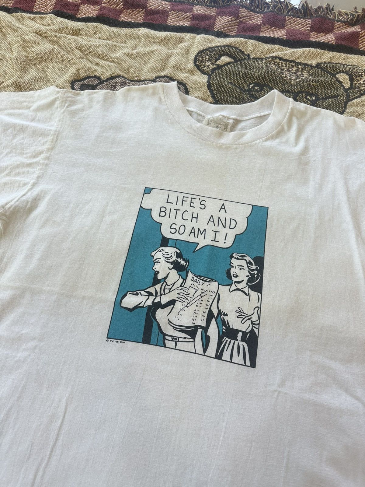 Arts & Science Rare!! Vintage Roy Lichtenstein Pop Art 80s Tee Size US L / EU 52-54 / 3 - 2 Thumbnail