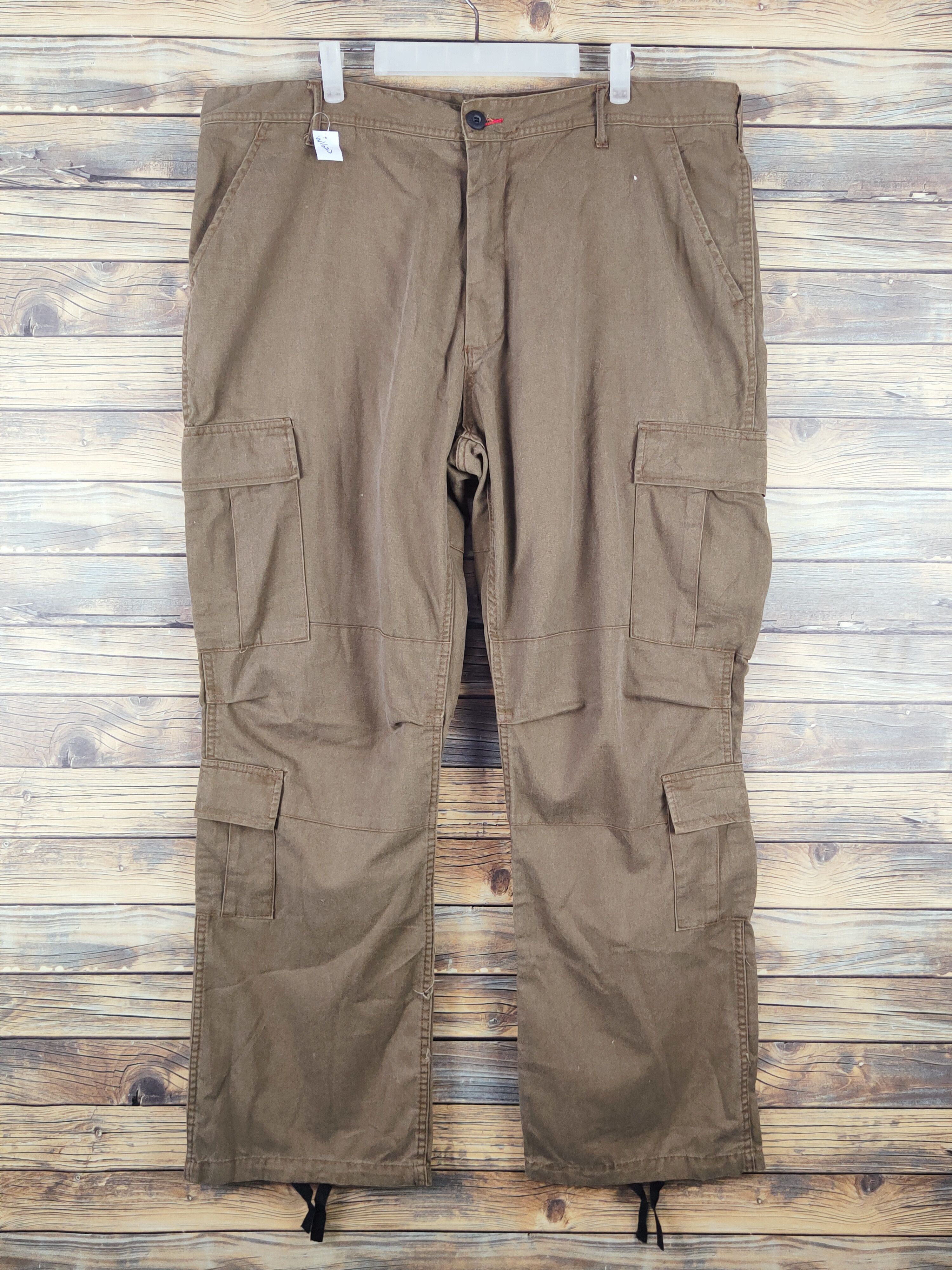 Japanese Brand Japanese Brand Brown Multipocket Tactical Cargo Pants #W1622 Size US 42 / EU 58 - 1 Thumbnail