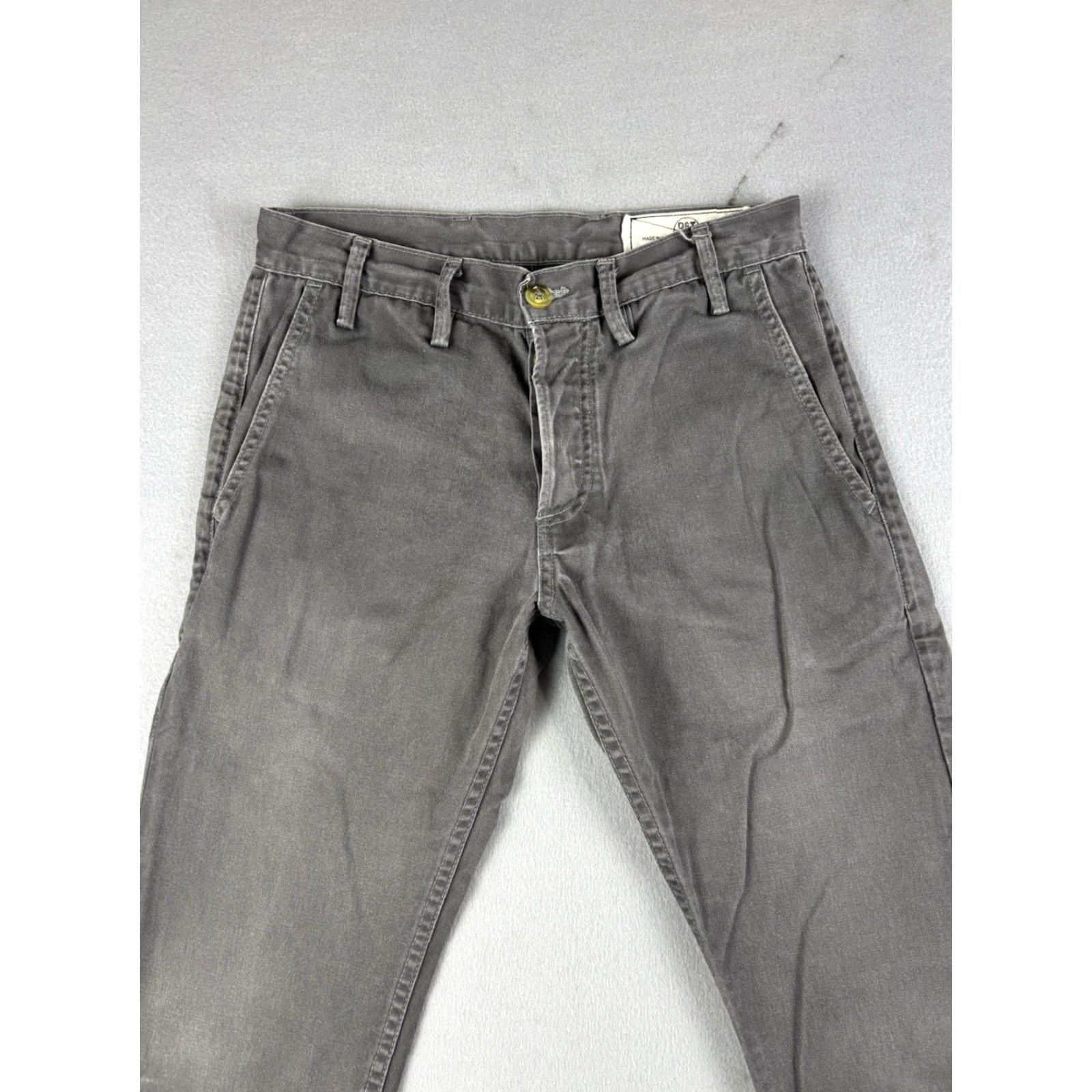 Rogue Territory Rogue Territory Pants Officer Trousers Slim Taper Gray Men’s 29x32 Chino Workwear Casual Business Size US 29 - 2 Thumbnail