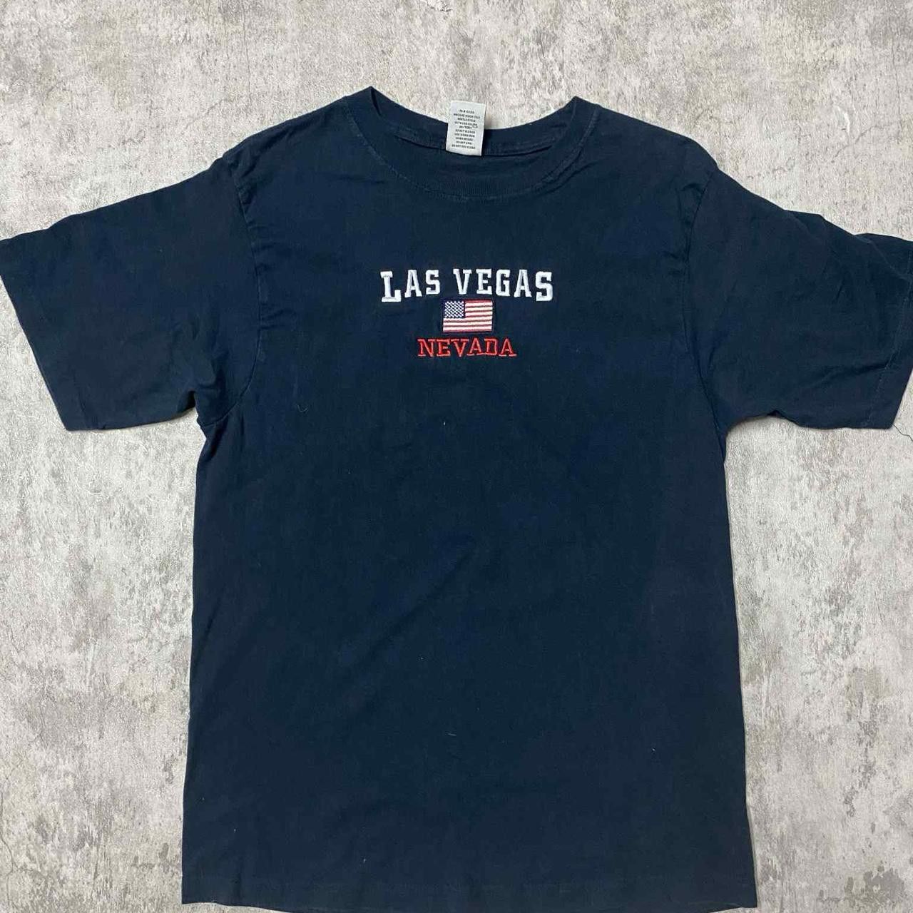 Other Navy blue vintage Las Vegas Nevada USA graphic tee #retro Size US L / EU 52-54 / 3 - 1 Thumbnail