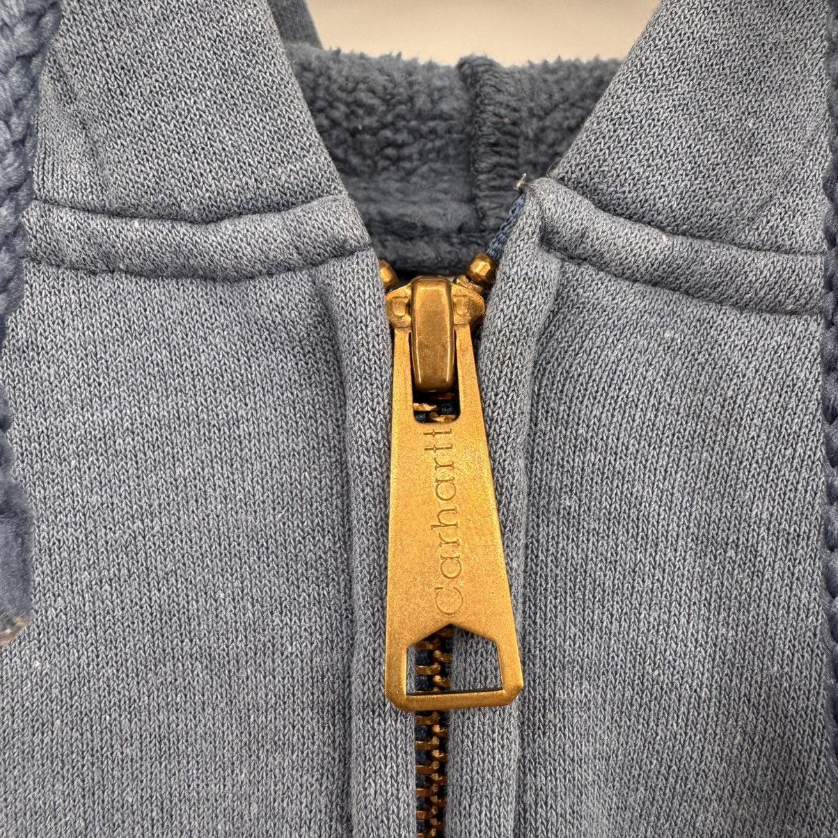 Carhartt Vintage Carhartt Blue Full Zip Hoodie XL Size US XL / EU 56 / 4 - 3 Thumbnail