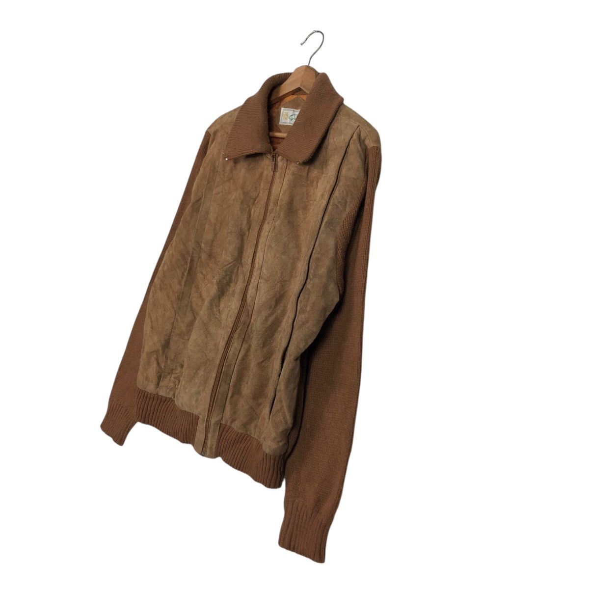 Japanese Brand 📌Vintage Biker Leather Jacket Gino Paoli Issey Miyake Size US L / EU 52-54 / 3 - 3 Thumbnail