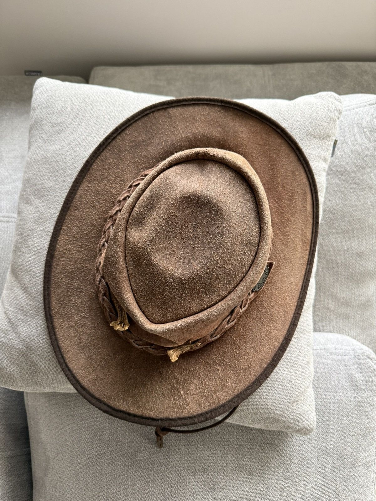 Vintage Barmah Australia x Trikora Squash Oiled Bones Leather Hat Size ONE SIZE - 5 Thumbnail