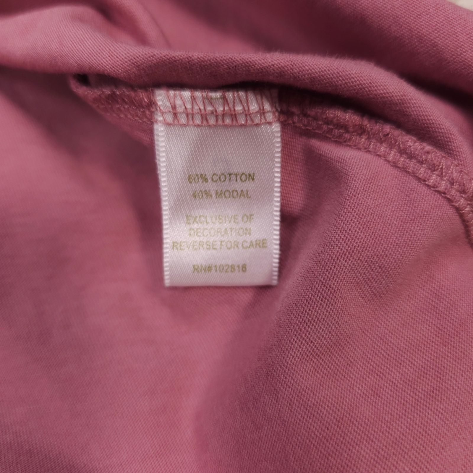 Other Garnet Hill Folkloric Embroidered Cotton Tee Mauve Pink M Size M / US 6-8 / IT 42-44 - 8 Thumbnail