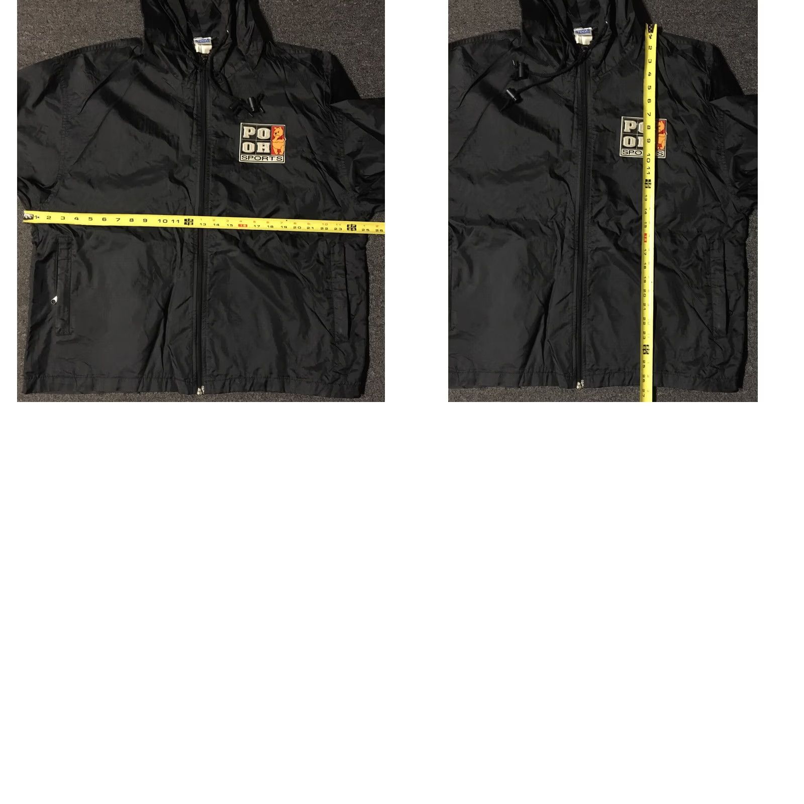 Disney VINTAGE Disney Pooh Sports Jacket M Black Men L Windbreaker 90s 80s Hip Hop Grunge Cartoon Theme Park Windbreaker Jacket Pooh Disneyworld USA Mens Size US L / EU 52-54 / 3 - 8 Thumbnail