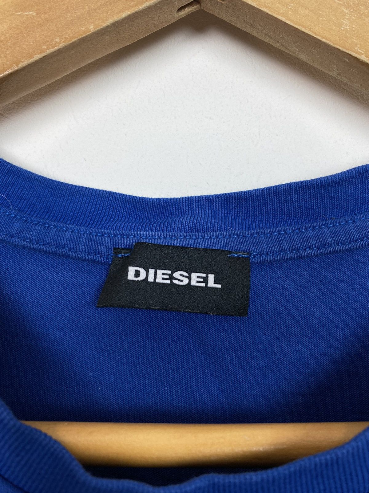 Diesel Diesel Big Logo Designer Italian T-Shirt Blue Short Sleeve Size US M / EU 48-50 / 2 - 4 Thumbnail
