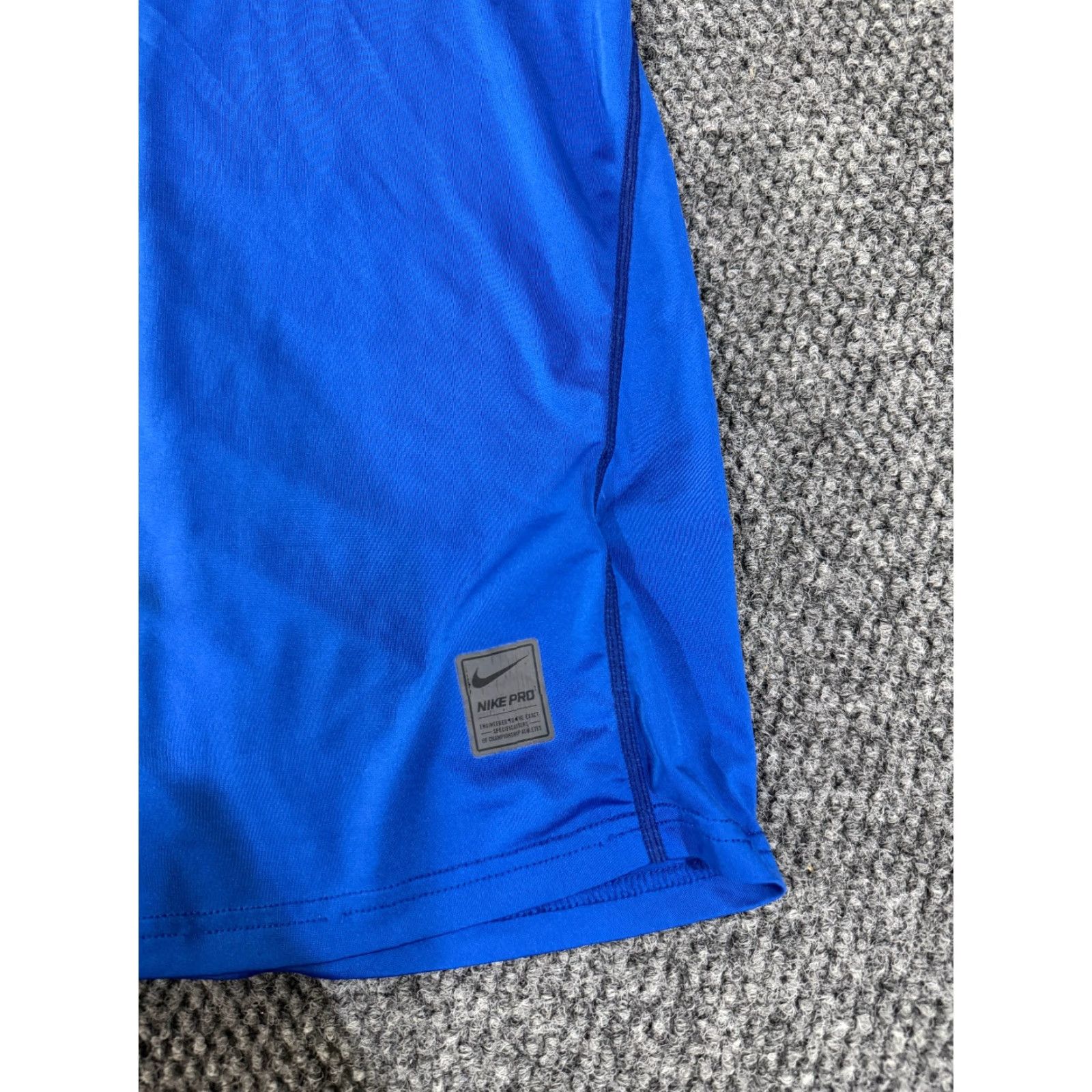Nike Nike Pro Dri-Fit Shirt Mens Small Blue Athletic Gym Training Short Sleeve Shirt Size US S / EU 44-46 / 1 - 3 Thumbnail