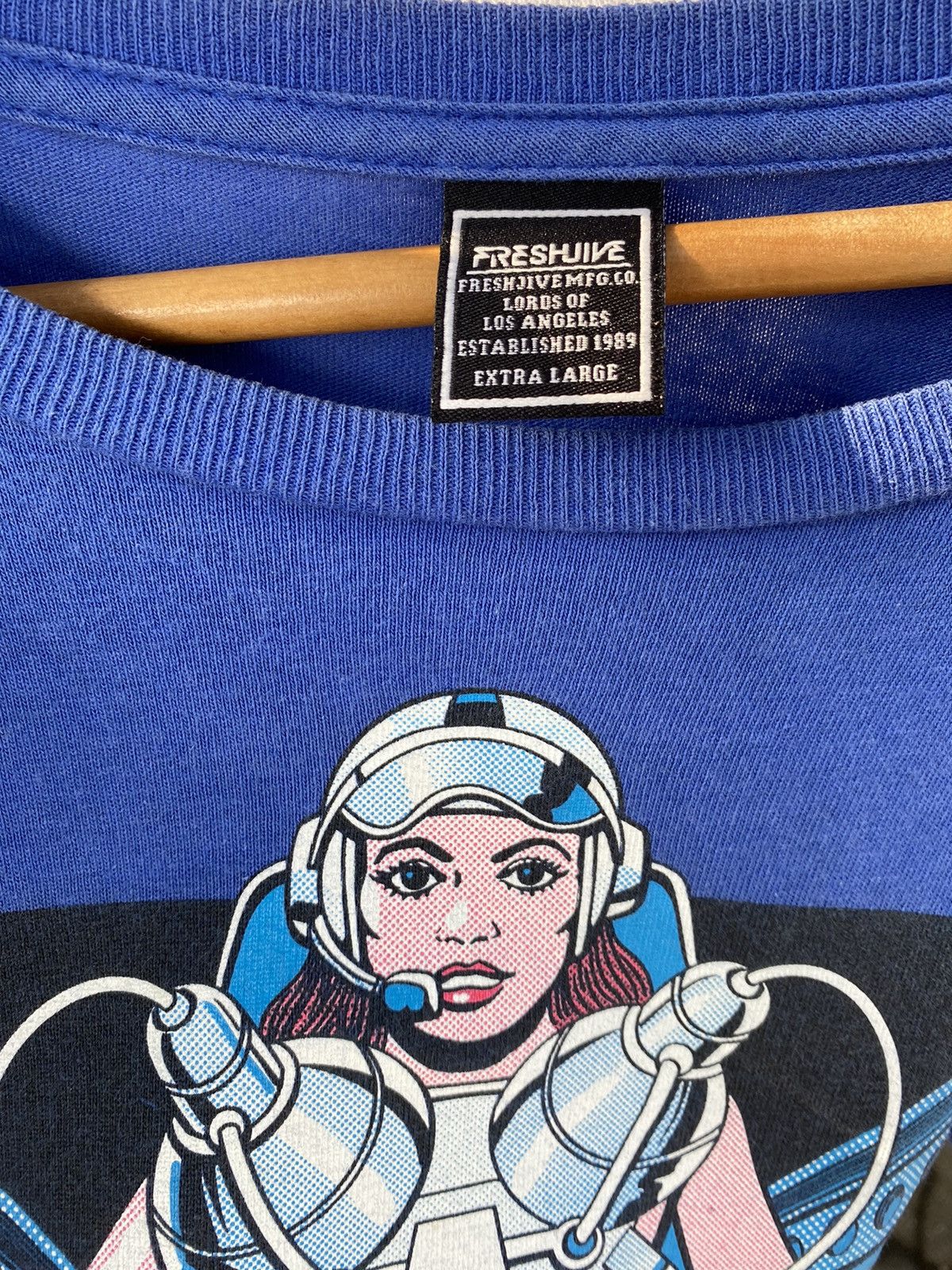 Freshjive 🔥RARE🔥 Vtg Freshjive x Screw Magazine Cyberpunk Pinup sex Size US L / EU 52-54 / 3 - 13 Thumbnail