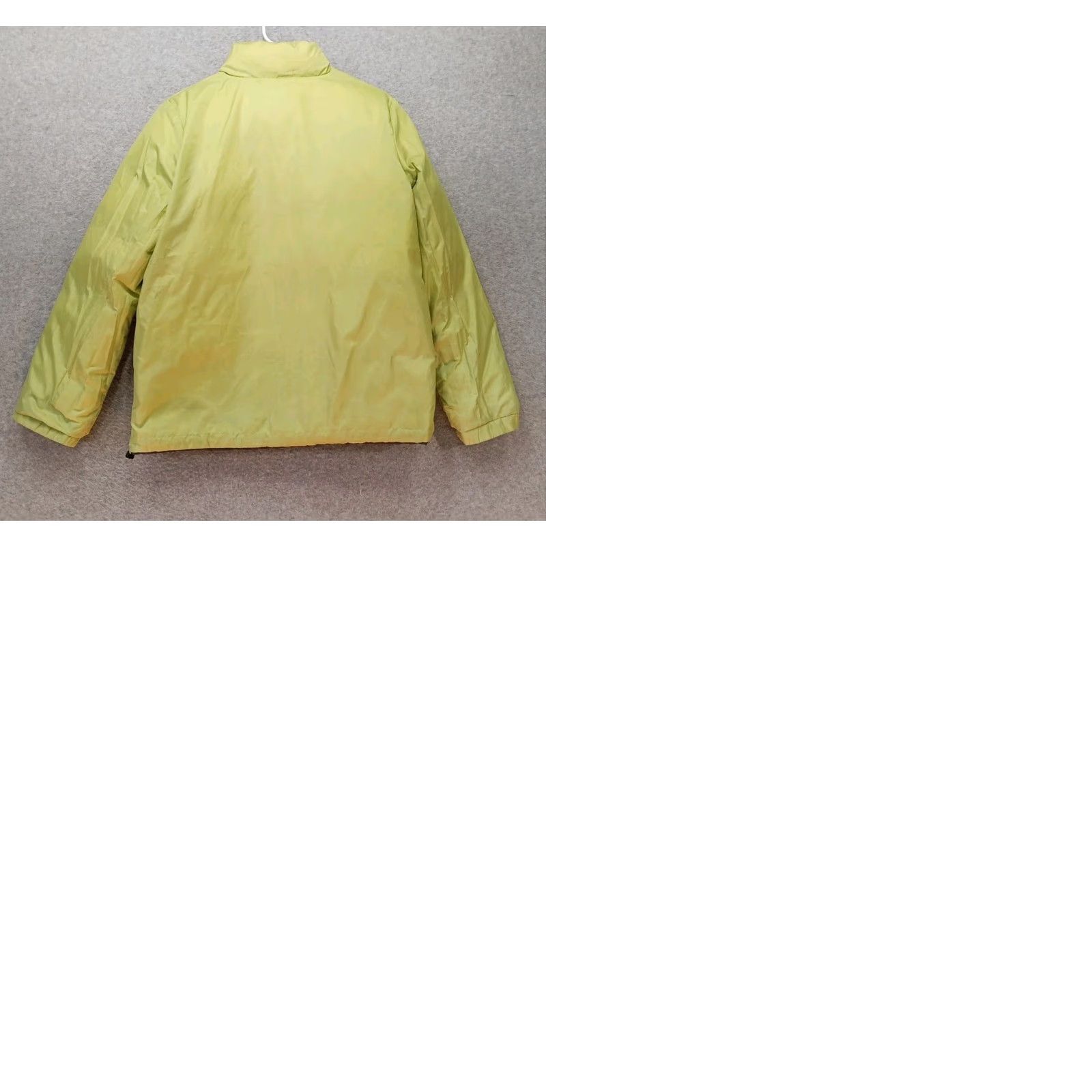 Old Navy VINTAGE Old Navy Reversible Quilted Puffer Jacket Olive Lime M Womens Short Olive Green & Lime Down Quilted Zipper Snap Size M / US 6-8 / IT 42-44 - 9 Thumbnail