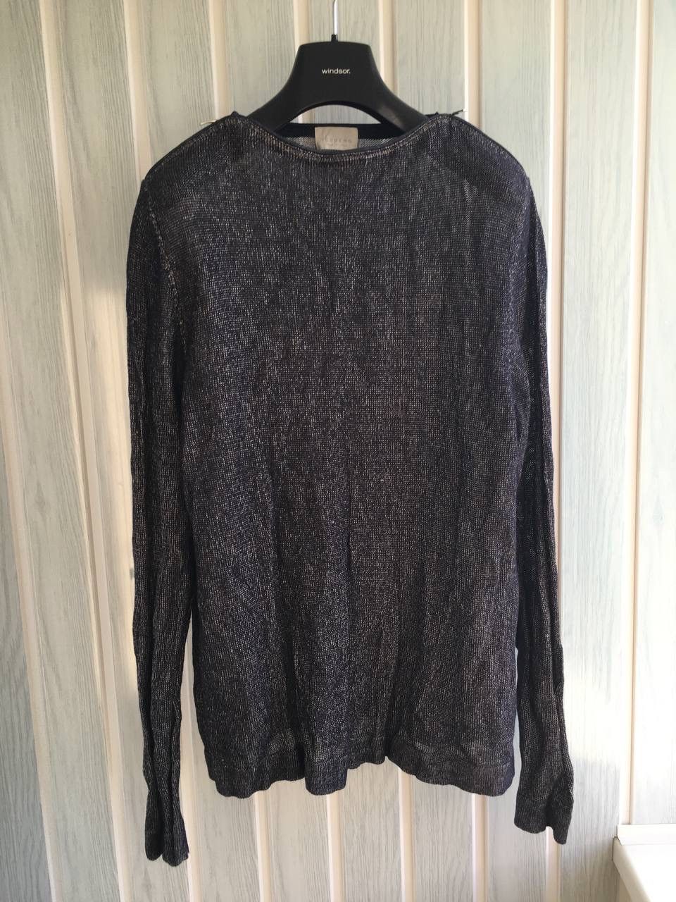 Iceberg × Vintage Vintage Iceberg Metal Knit Viscose Gilmar Pullover Sweater Size US XL / EU 56 / 4 - 3 Thumbnail