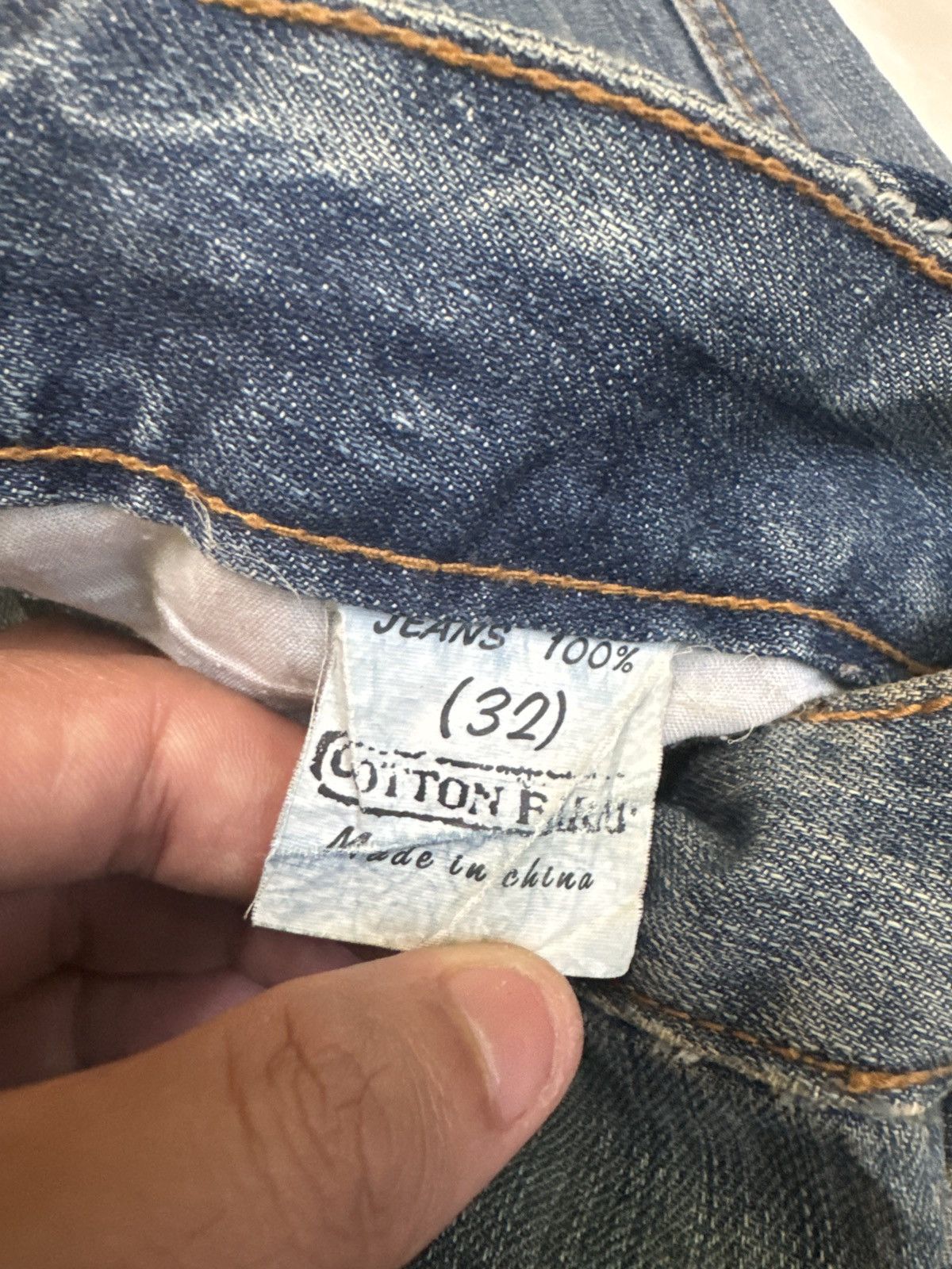If Six Was Nine Balenciaga Style AVH JEANS Studs Distressed Denim Jeans Size US 32 / EU 48 - 16 Thumbnail