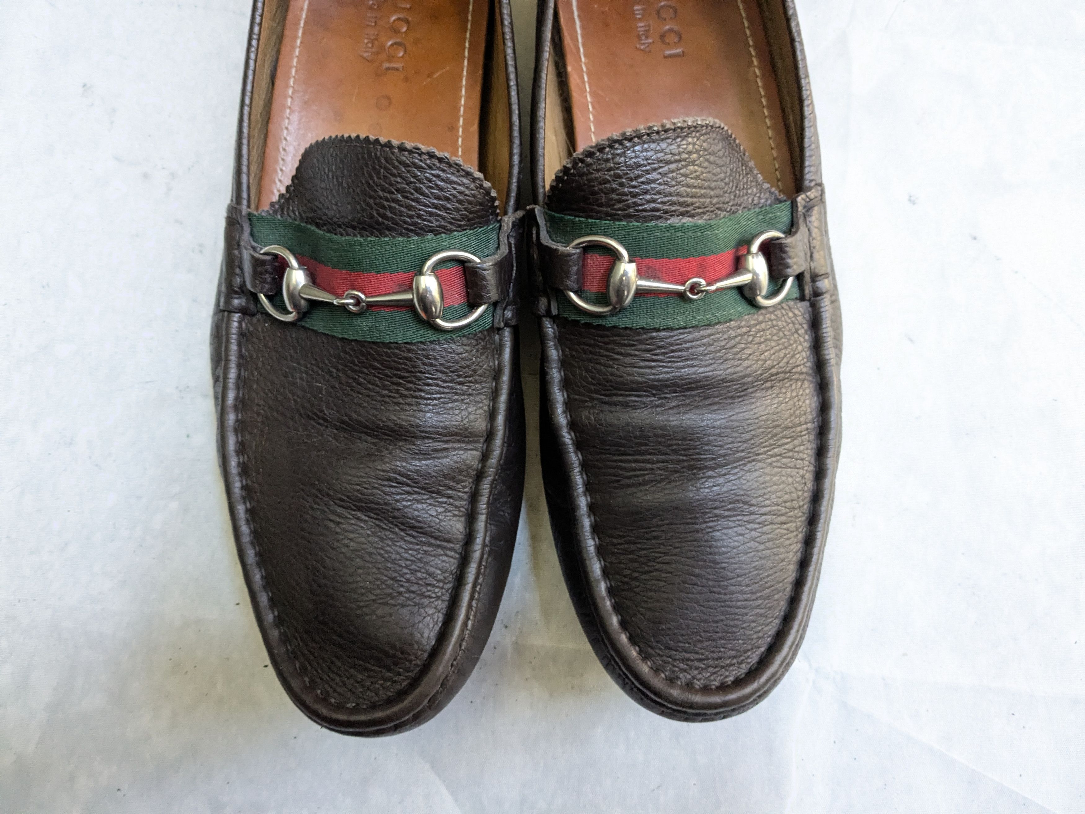 Gucci Gucci Horsebit Driving Loafers Brown 11.5 Leather Size US 11.5 / EU 44-45 - 4 Thumbnail