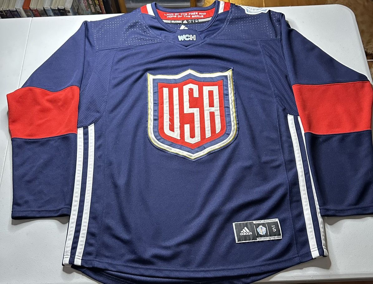 Adidas Team USA World Cup Of Hockey 2016 Jersey Size US S / EU 44-46 / 1 - 1 Thumbnail