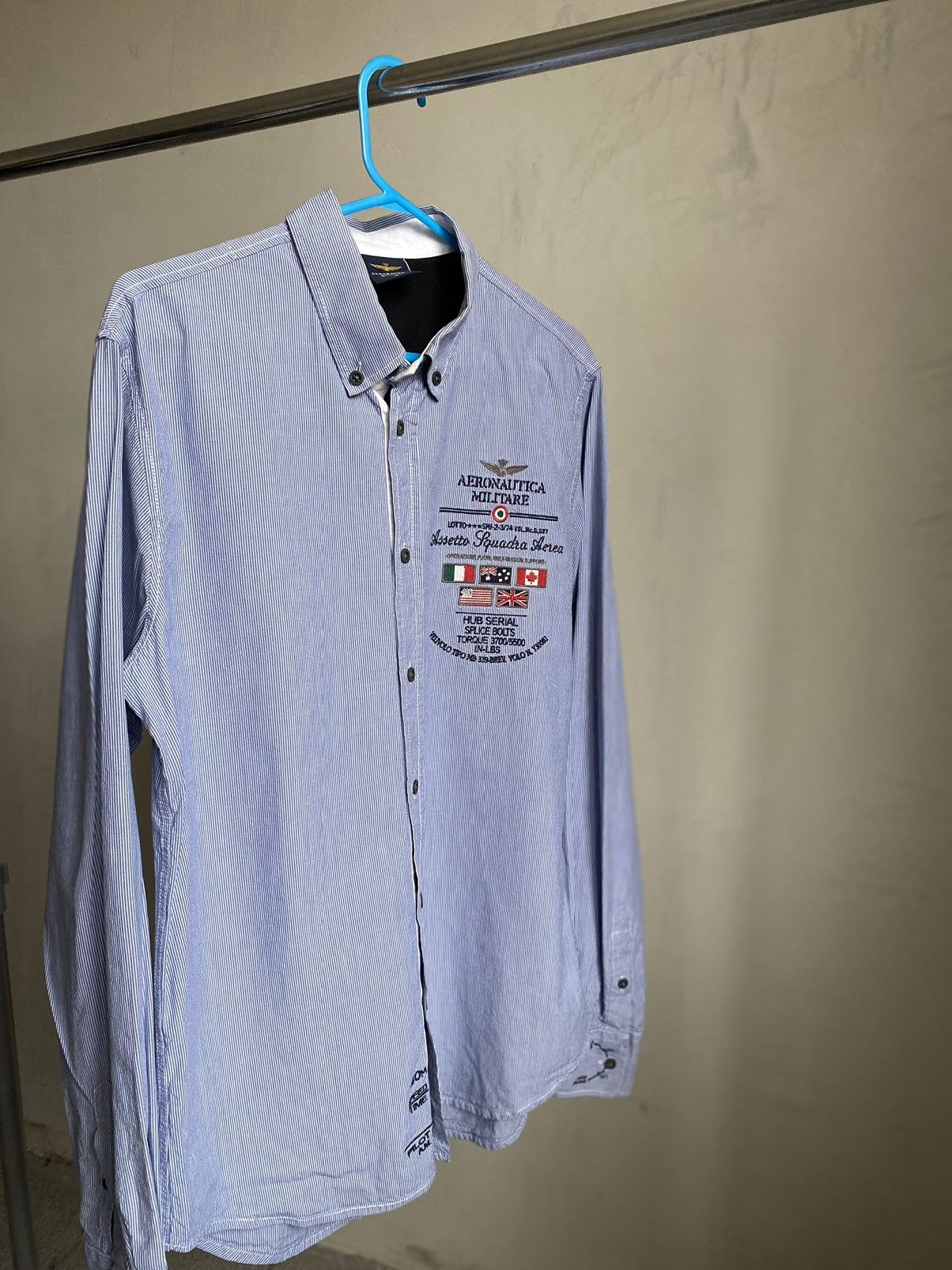 Aeronautica Militare Aeronautica Militare pilot shirt button down Size US L / EU 52-54 / 3 - 3 Thumbnail