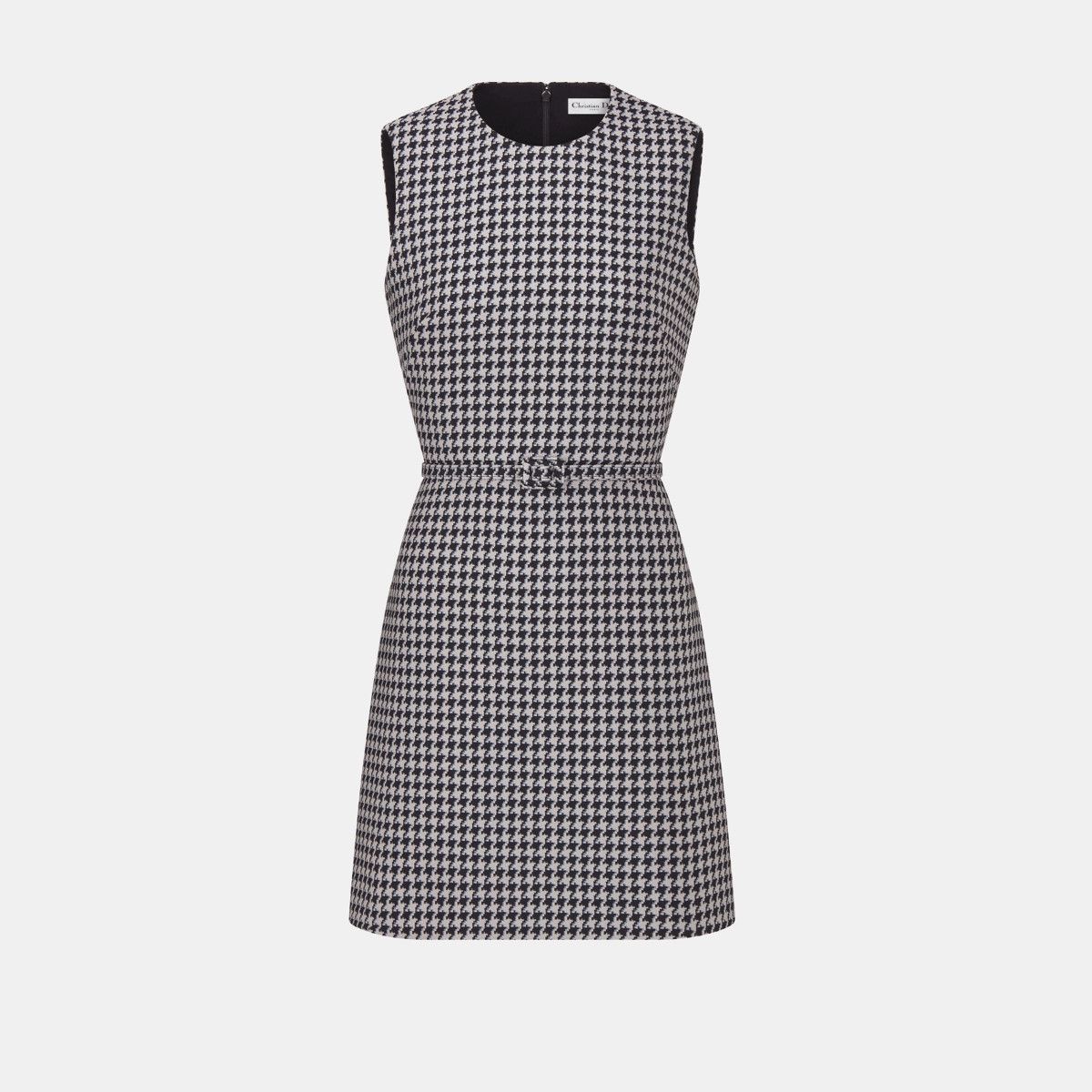Dior o1bcso1str0225 Short Belted Dress in Blue/White Size S / US 4 / IT 40 - 1 Thumbnail