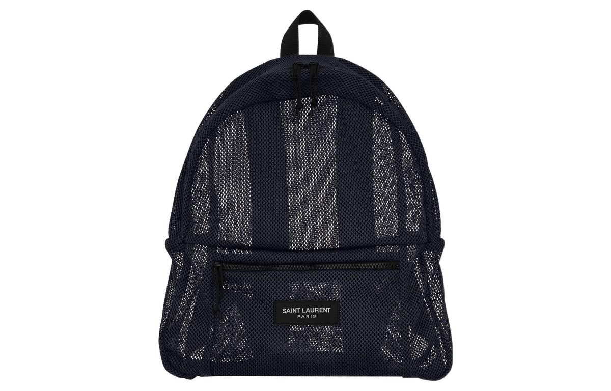 Saint Laurent Paris o1bcso1str1225 Size: OS/Slp Backpack In Mesh in Black Size ONE SIZE - 1 Preview