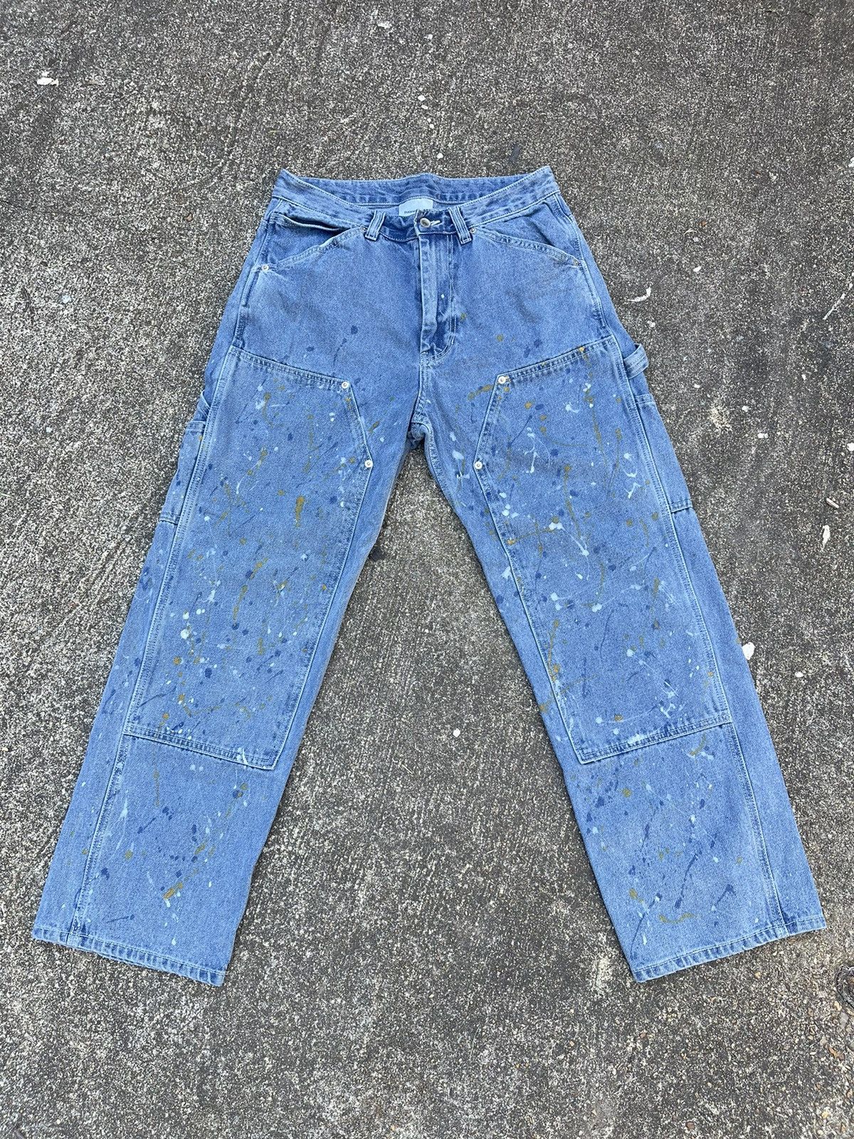 thisisneverthat Thisisneverthat Splattered Carpenter Denim Size US 32 / EU 48 - 1 Thumbnail