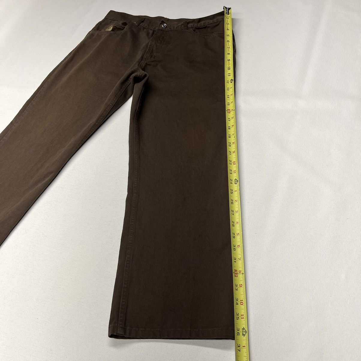 Vintage VTG Bruno Belloni Pants Brown Straight Fit Chino Europe Size US 36 / EU 52 - 17 Thumbnail
