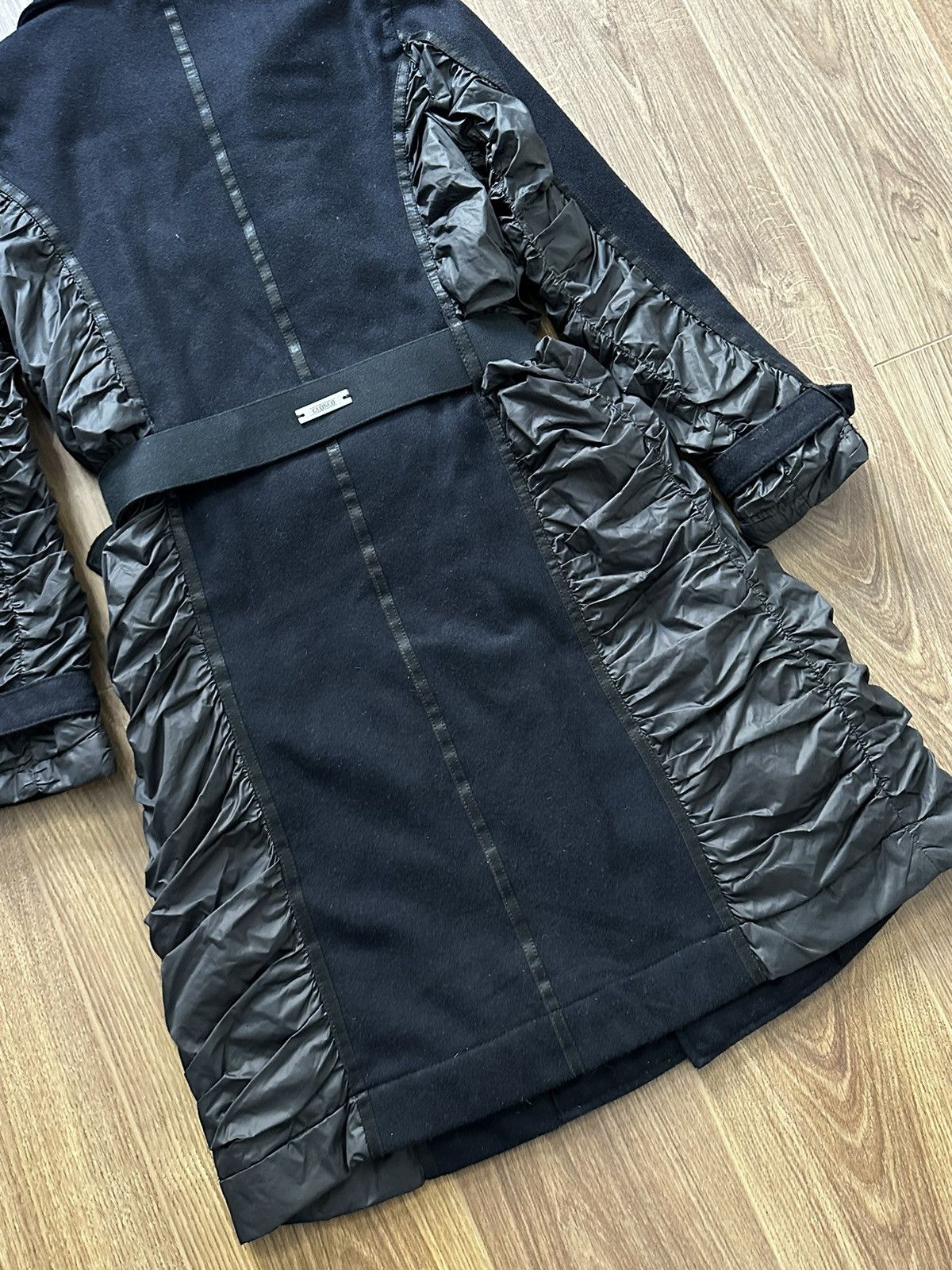 Marithe + Francois Girbaud × Vintage Marithe Francois Girbaud Closed Avantgarde Nylon Trench Coat Size M / US 6-8 / IT 42-44 - 9 Thumbnail
