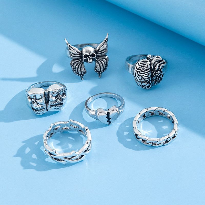 Jewelry Crazy Jewelry Rings Open Size Chrome Ring (Size 7-13) Size ONE SIZE - 3 Thumbnail