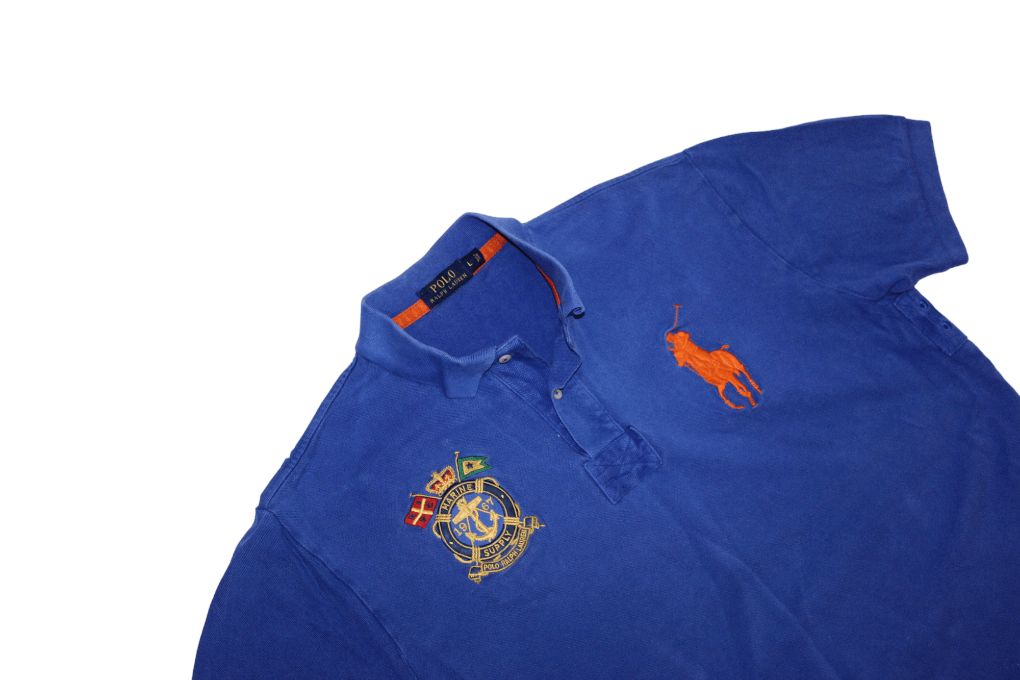 Polo Ralph Lauren Polo Ralph Lauren Marine Supply 1967 Big Pony Polo Shirt Size US L / EU 52-54 / 3 - 2 Thumbnail