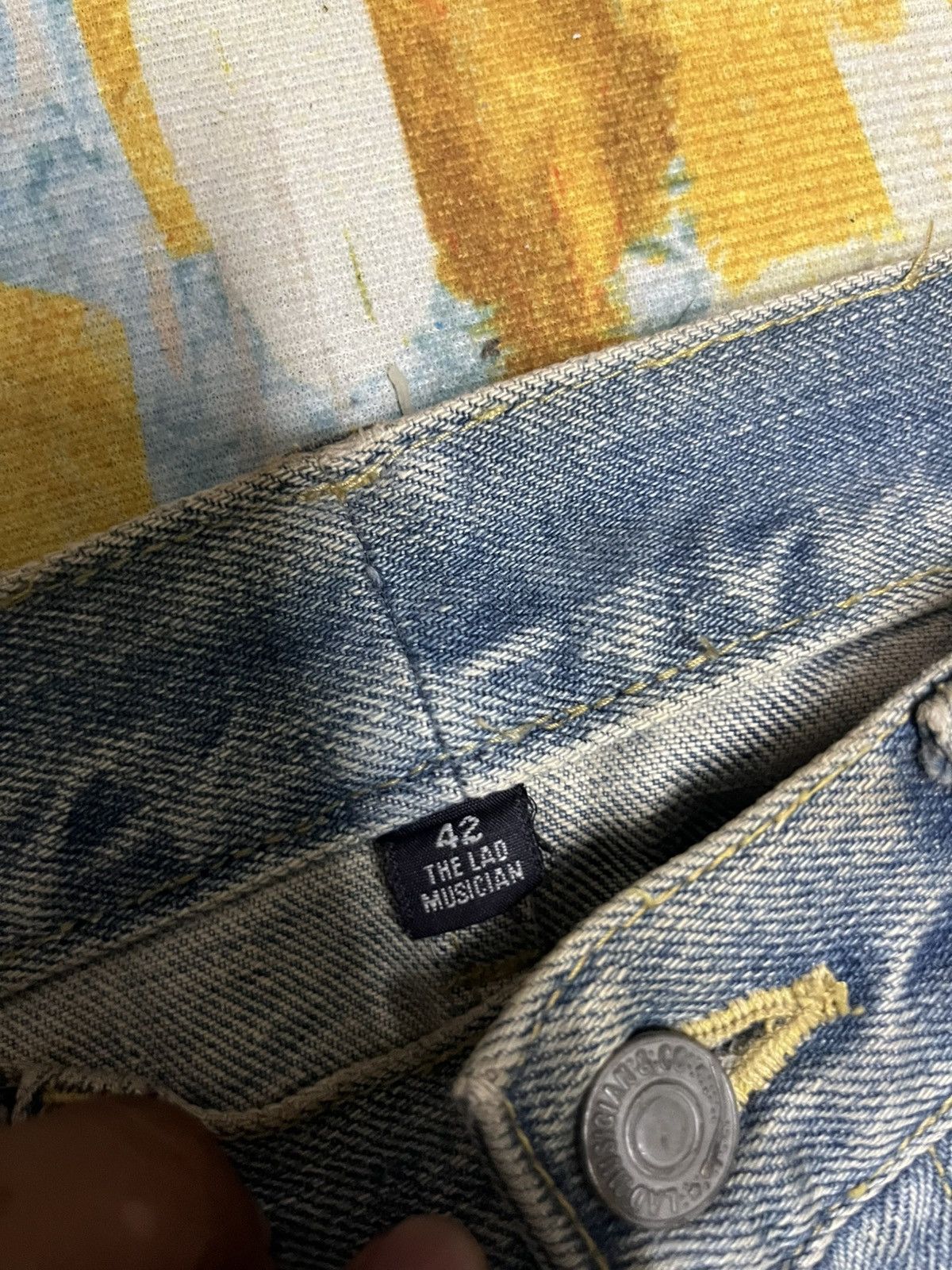 Lad Musician 💥Grailed Sale💥Lad Musician FLARE Denim Jeans Size US 30 / EU 46 - 9 Thumbnail