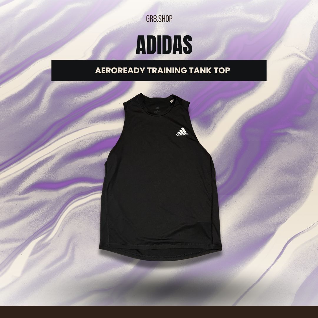 Adidas Adidas Aeroready Training Tank Top Medium Black Sleeveless G Size US M / EU 48-50 / 2 - 1 Thumbnail
