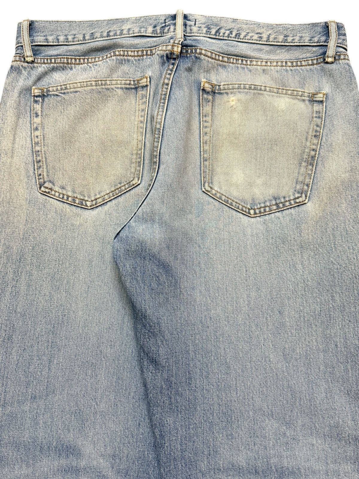 Uniqlo Vintage Japanese Uniqlo Light Faded Wash Distressed Loose Size US 34 / EU 50 - 6 Thumbnail