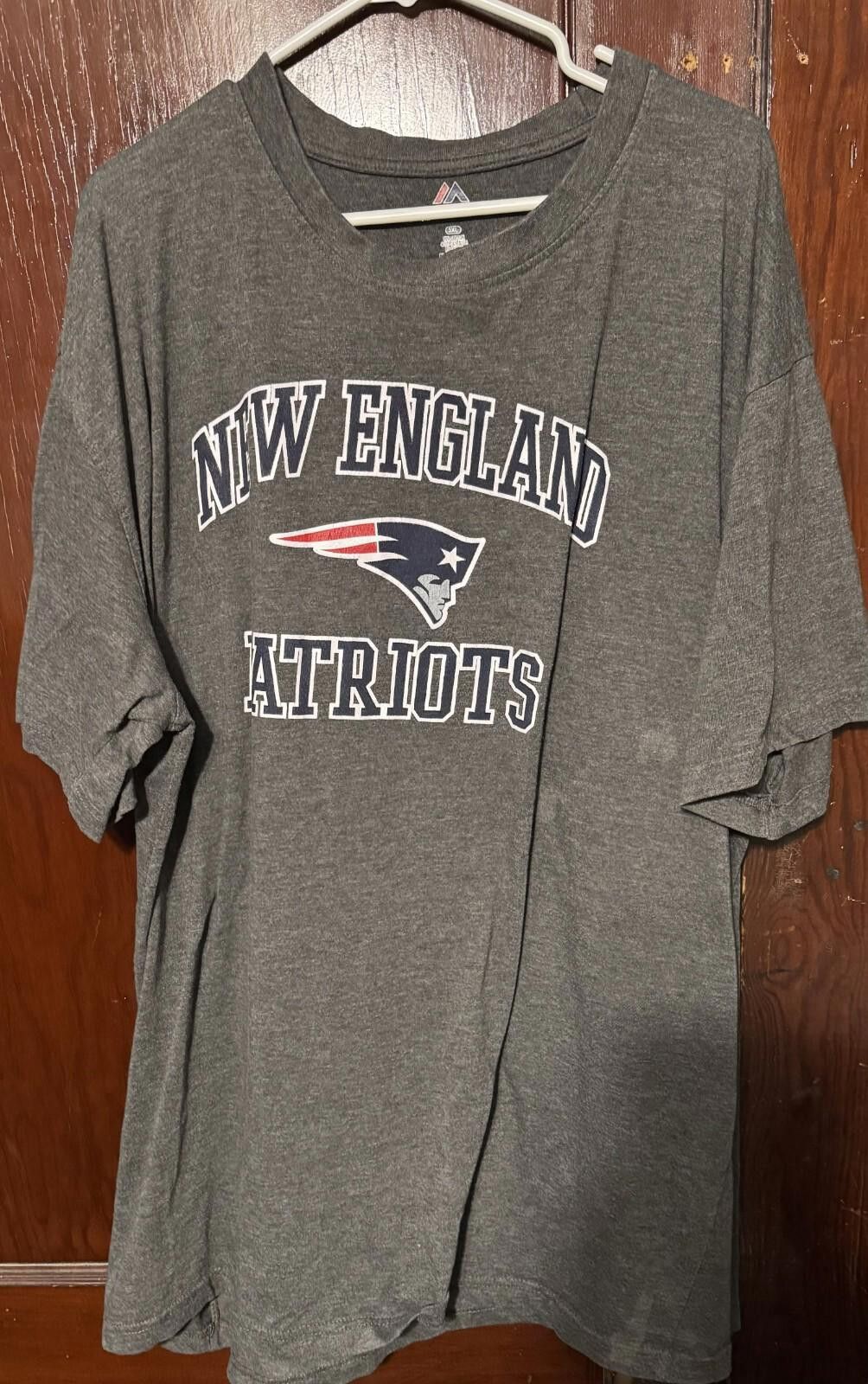 Majestic New England Patriots Majestic S/S T-Shirt Men 3XL Gray Size US XXL / EU 58 / 5 - 1 Thumbnail