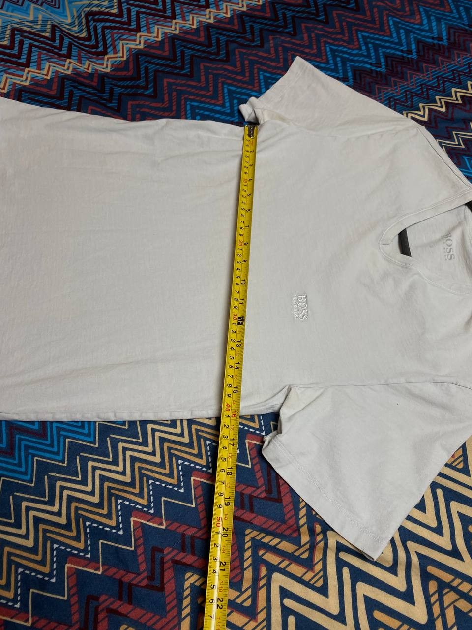 Hugo Boss × Vintage Boss Hugo Boss T-Shirt Mens Short Sleeve White Size US S / EU 44-46 / 1 - 9 Thumbnail
