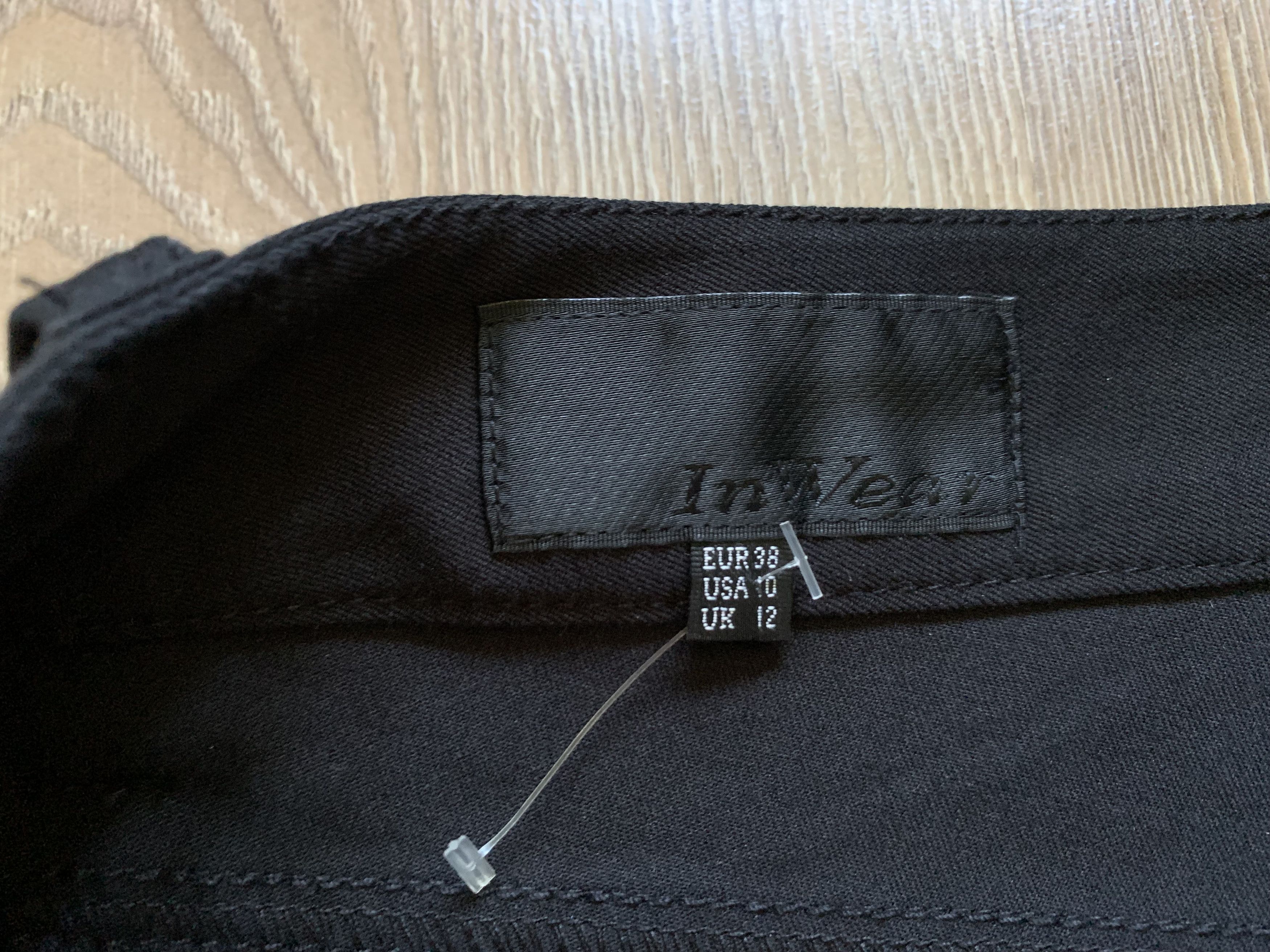 Other InWear Black Stretch Straight Leg Pants Size 30" / US 8 / IT 44 - 7 Thumbnail