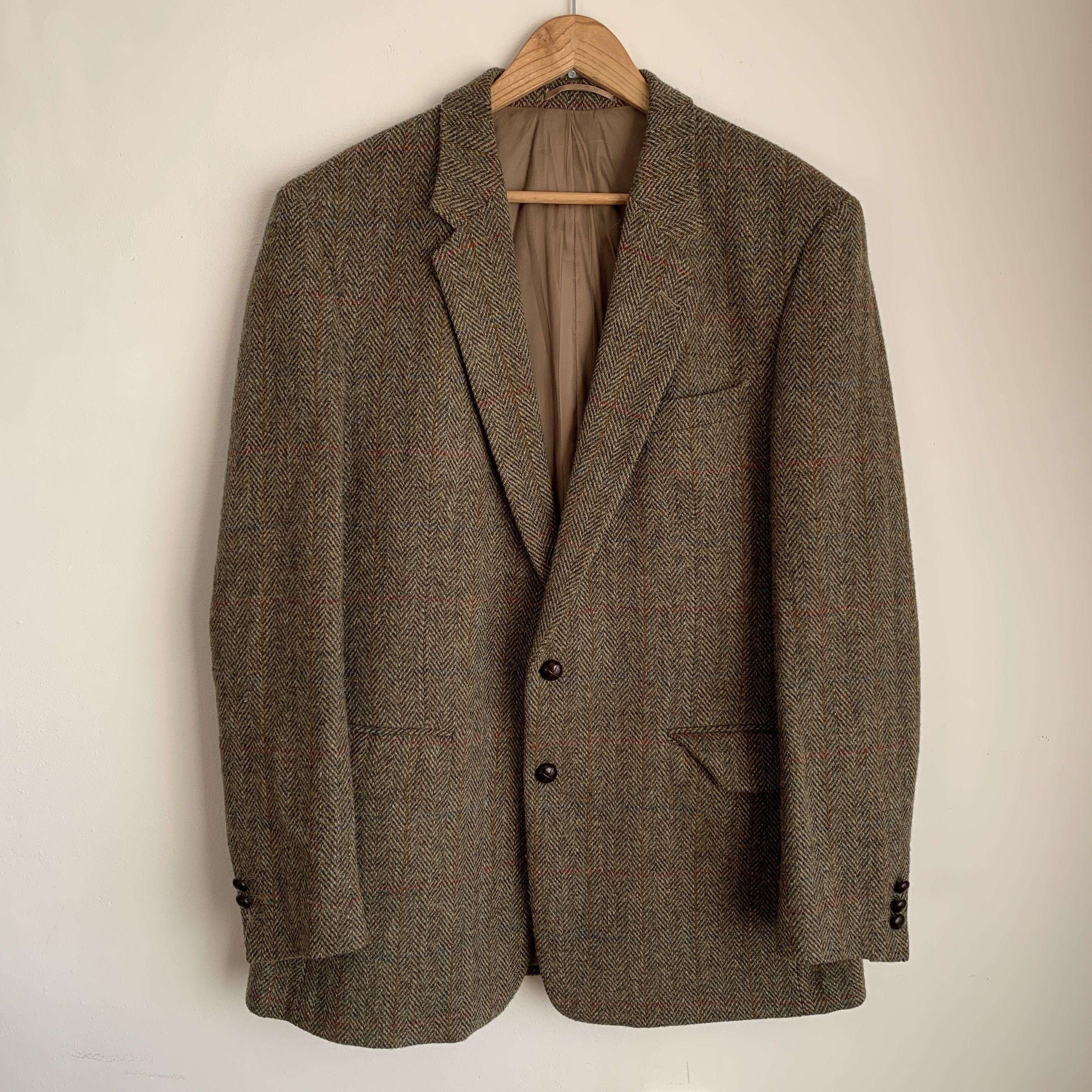 Harris Tweed Harris Tweed Mens Jacket Wool Blazer 52-54 Size US L / EU 52-54 / 3 - 1 Thumbnail