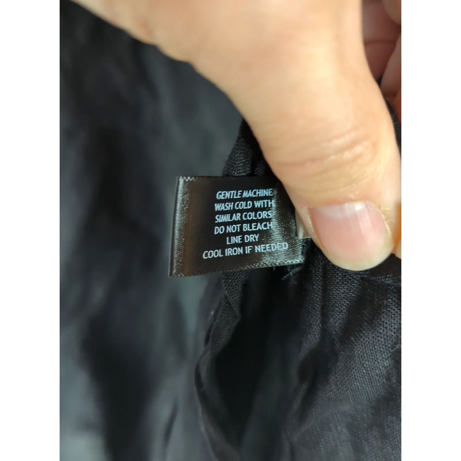 Boston Proper Boston Proper Blouse Shirt Black Linen Blend Inset Drama Sleeve Medium M Women Regular Vintage No Size M / US 6-8 / IT 42-44 - 6 Thumbnail