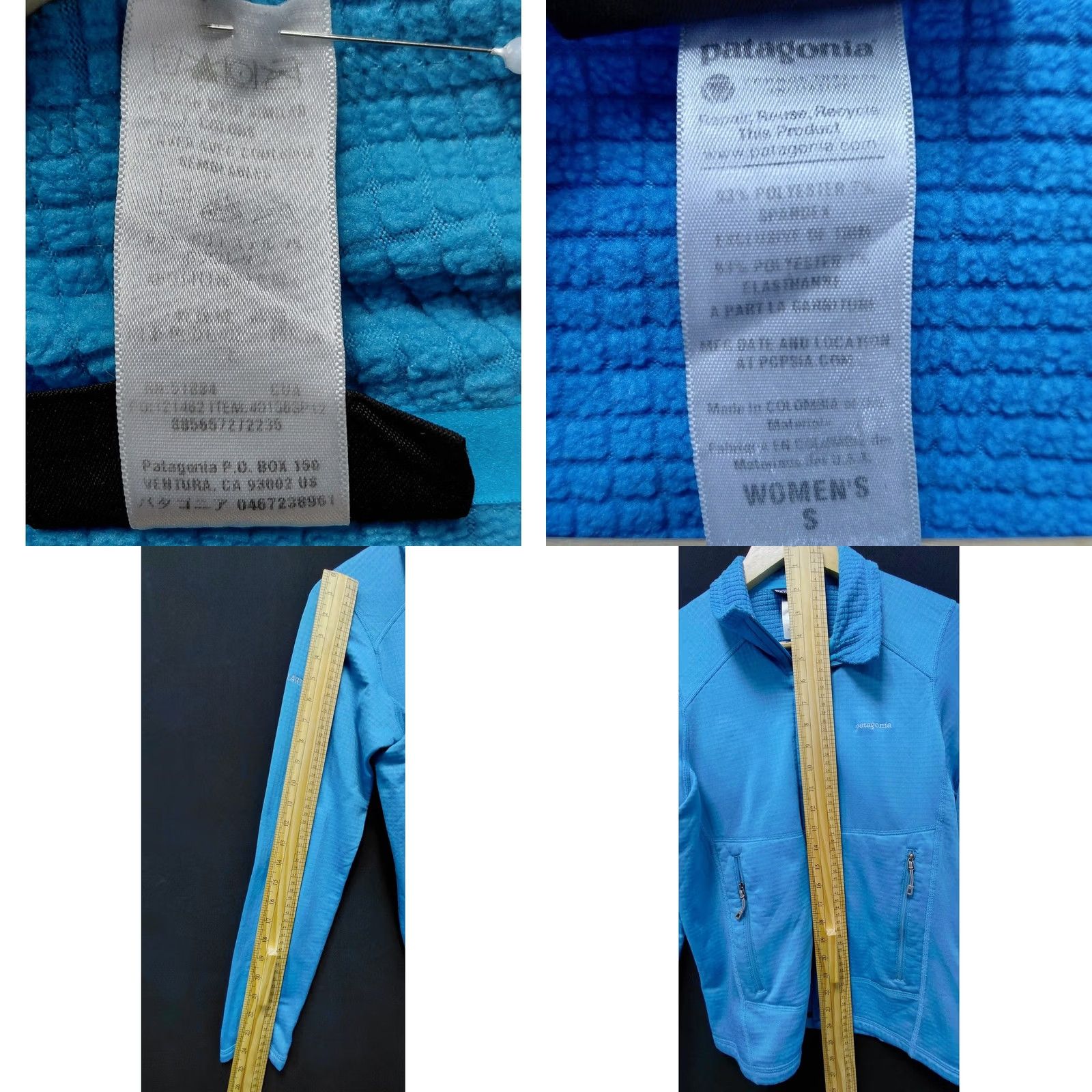 Patagonia Patagonia Polartec Power Dry Full Zip Jacket Teal Women’s S Size S / US 4 / IT 40 - 8 Thumbnail