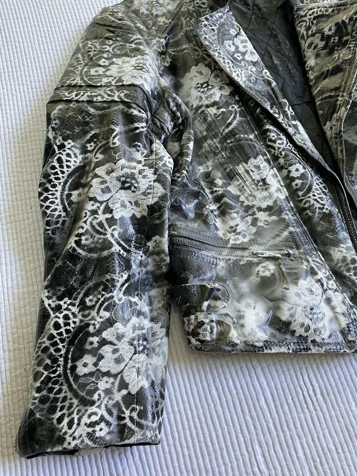 Handmade PERFECT SEXY CAFE RACER MOTO JACKET Size US M / EU 48-50 / 2 - 7 Thumbnail