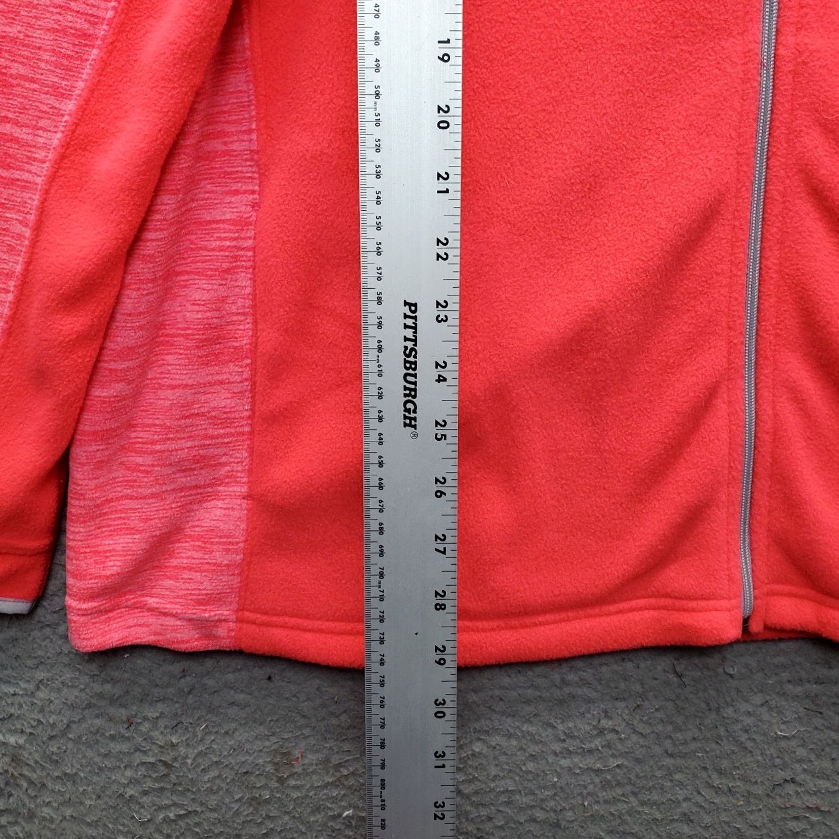 Tek Gear Nike Tek Gear Fleece Activewear Jacket Womens Size 3X Pink Long Sleeve Mock Neck Full Zip Jacket Size XXL / US 16-18 / IT 52-54 - 3 Thumbnail