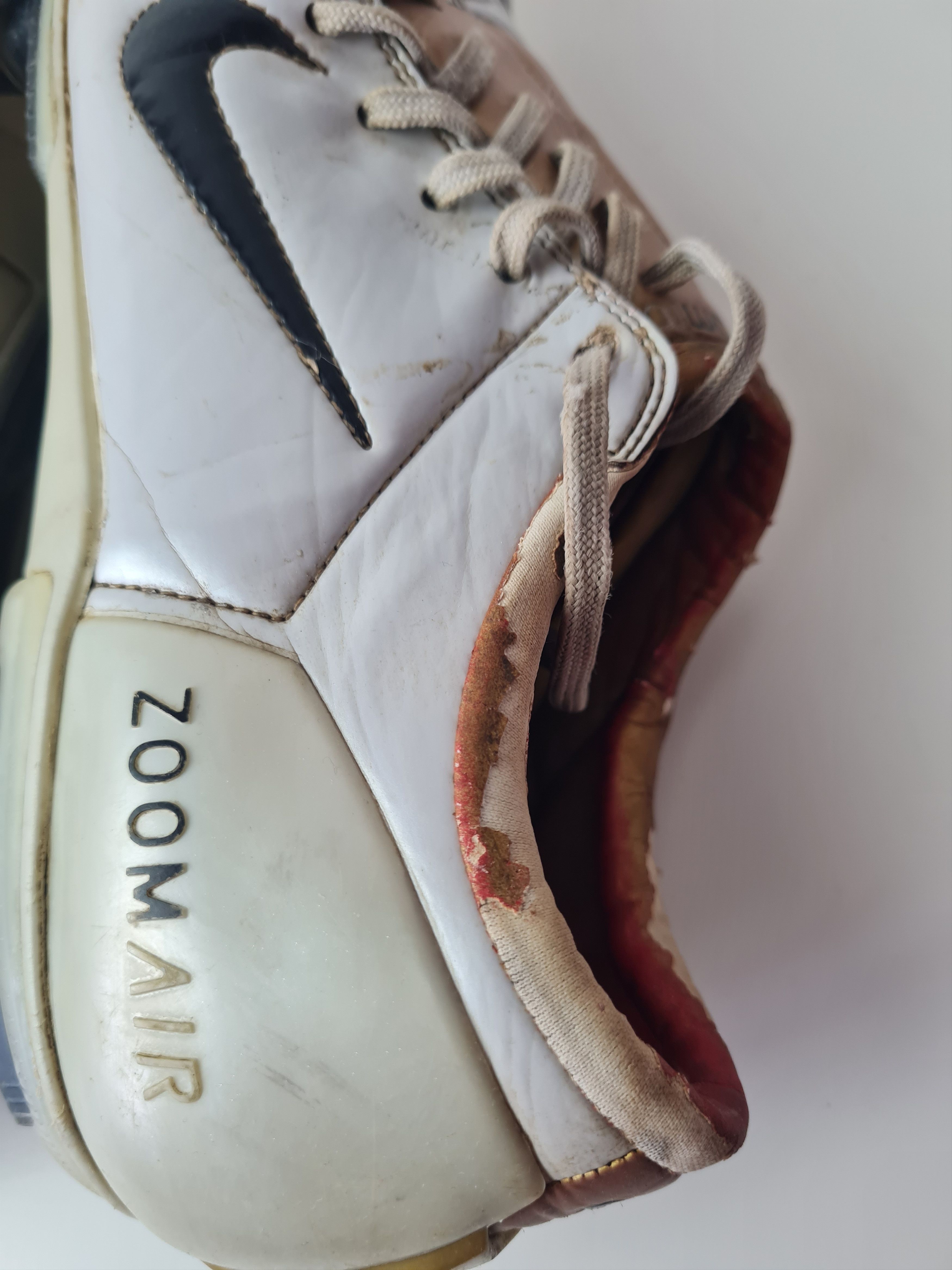Nike Nike Total90 Air Zoom White Professional Football Boots Size US 12.5 / EU 45-46 - 21 Thumbnail