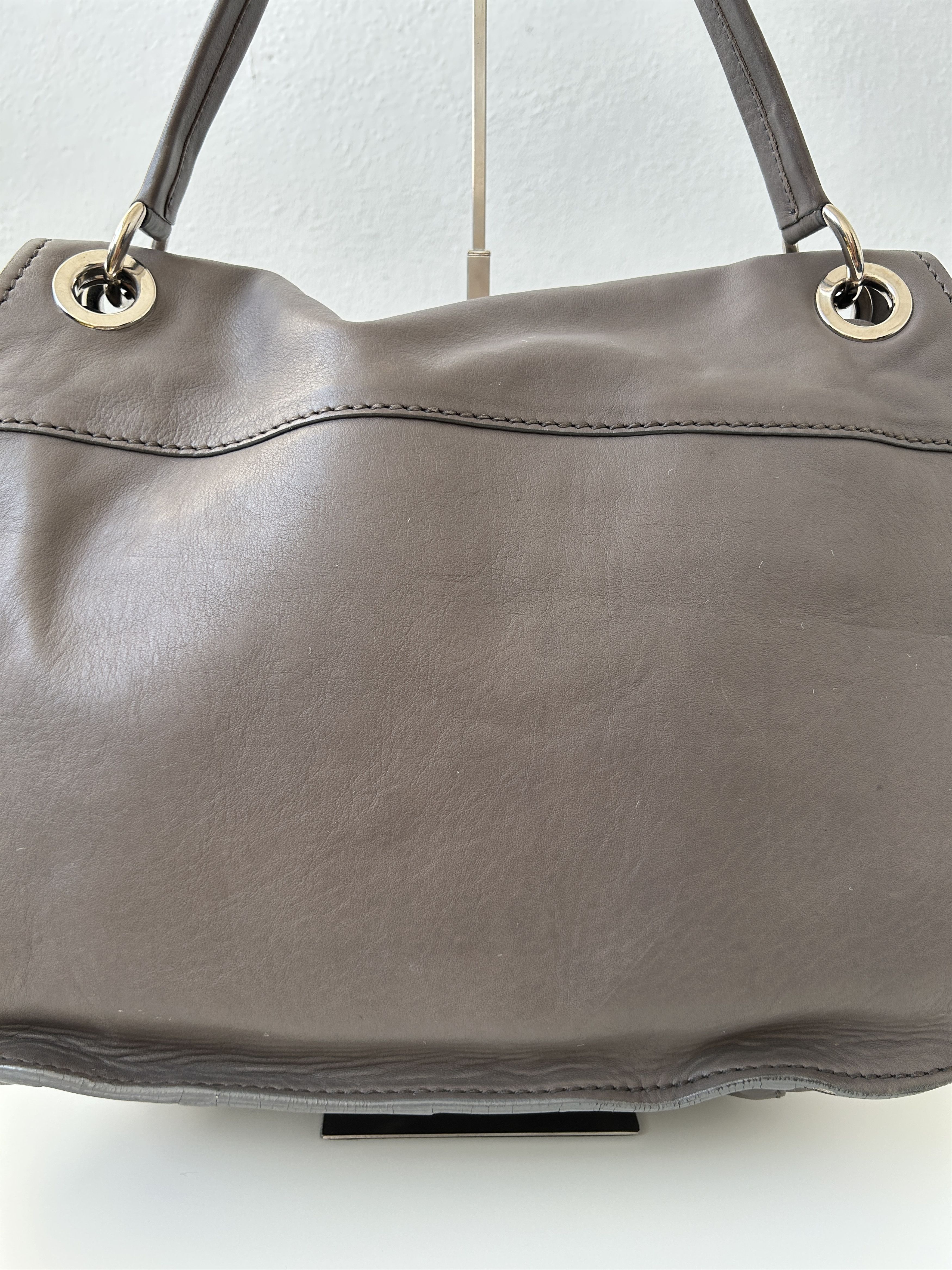 Dolce & Gabbana D&G Natalia leather drawstring hobo handbag Size ONE SIZE - 9 Thumbnail