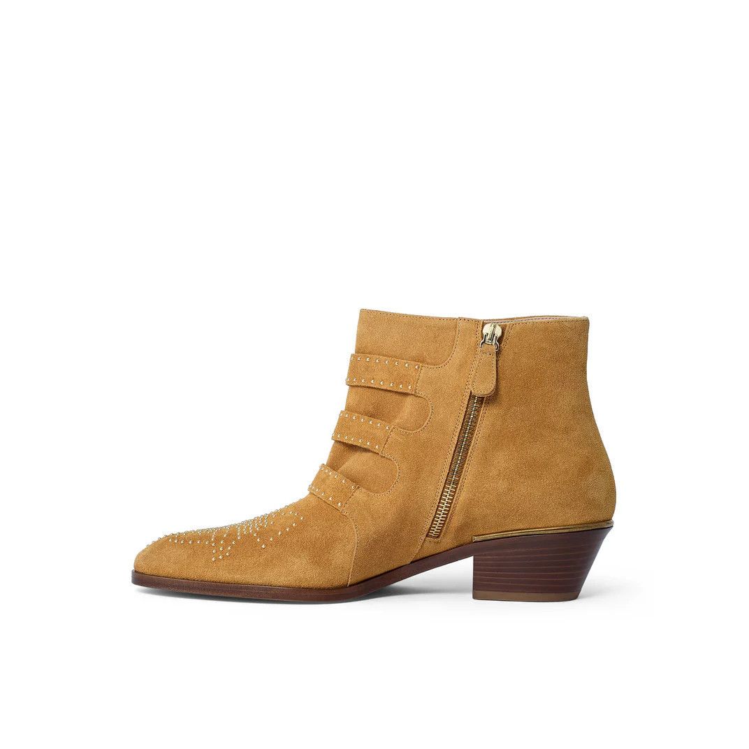 Chloe CHLOE Susanna Sunny Brown Suede Ankle Boots New & Authentic Size US 7 / IT 37 - 4 Thumbnail