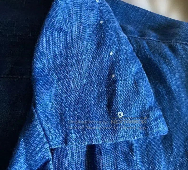 Kapital Kapital Blue-dyed linen embroidered out-of-print pocket sh Size M / US 6-8 / IT 42-44 - 6 Thumbnail