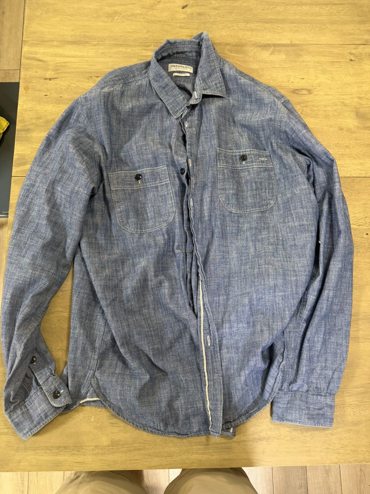 President's President’s Shirt Japanese Fabric Mens L Size US L / EU 52-54 / 3 - 1 Thumbnail