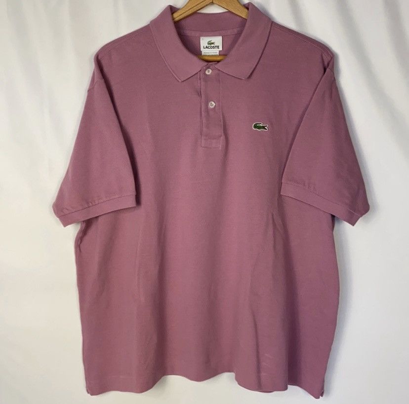 Lacoste Lacoste Men's Short Sleeve Dusty Lavender Size US XXL / EU 58 / 5 - 1 Thumbnail