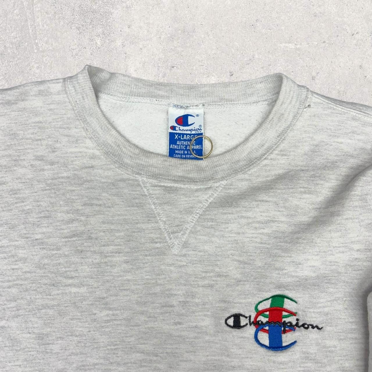 Champion × Vintage 1990s Vintage Champion Sweatshirt Size XL / US 12-14 / IT 48-50 - 2 Thumbnail