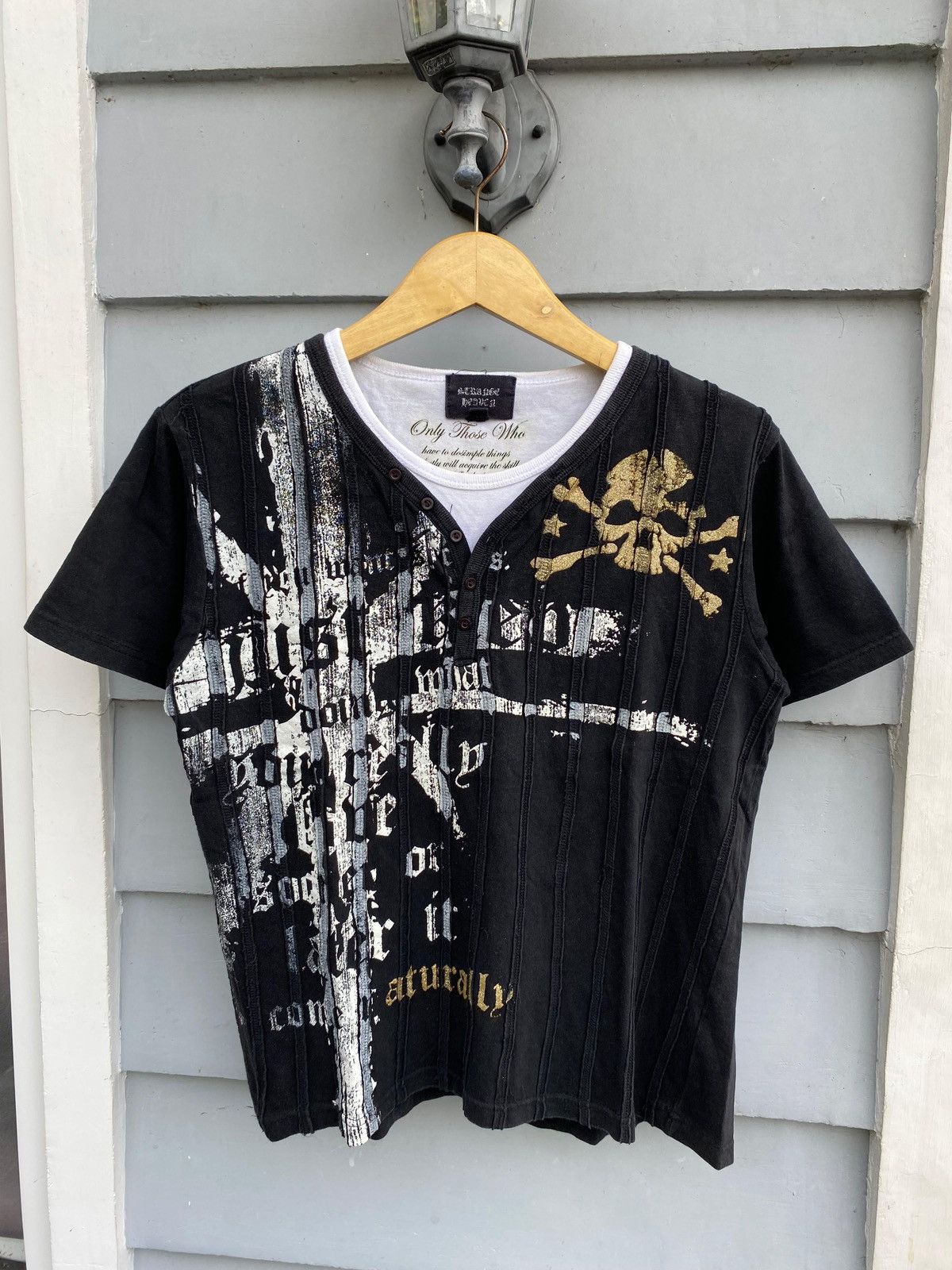 If Six Was Nine Strange Heaven Vintage Gimmick Skull Graphic Distressed Size US M / EU 48-50 / 2 - 1 Thumbnail