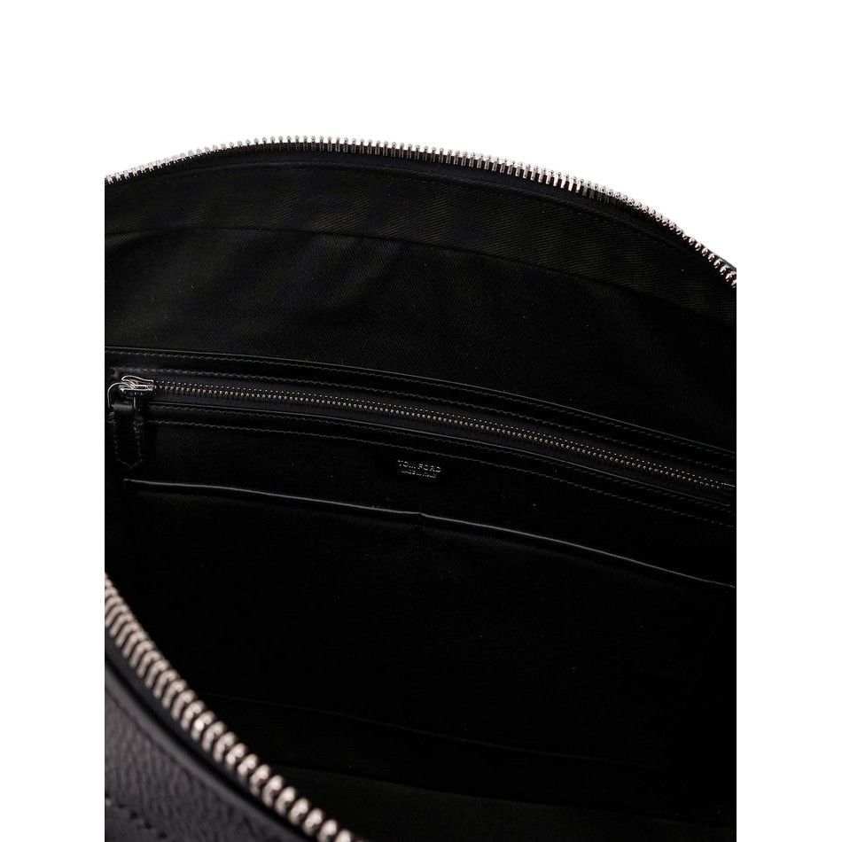 Tom Ford TOM FORD Black Leather Briefcase New And Authentic Size ONE SIZE - 4 Thumbnail