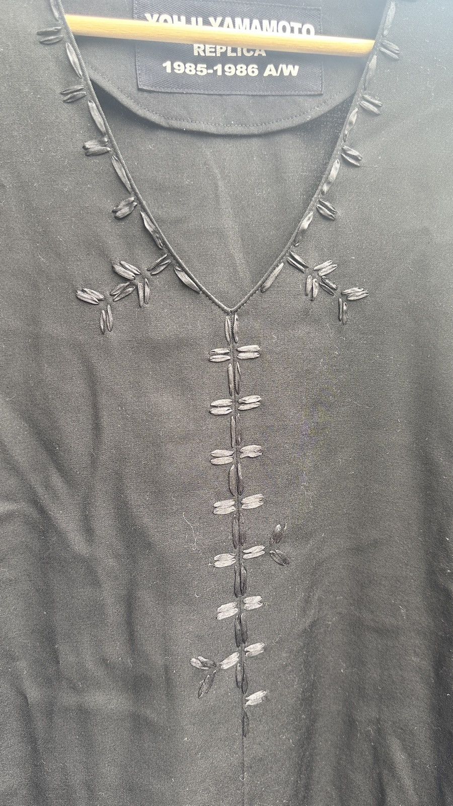 Yohji Yamamoto yyph 1985-1986aw embroidery shirt Size US L / EU 52-54 / 3 - 3 Thumbnail