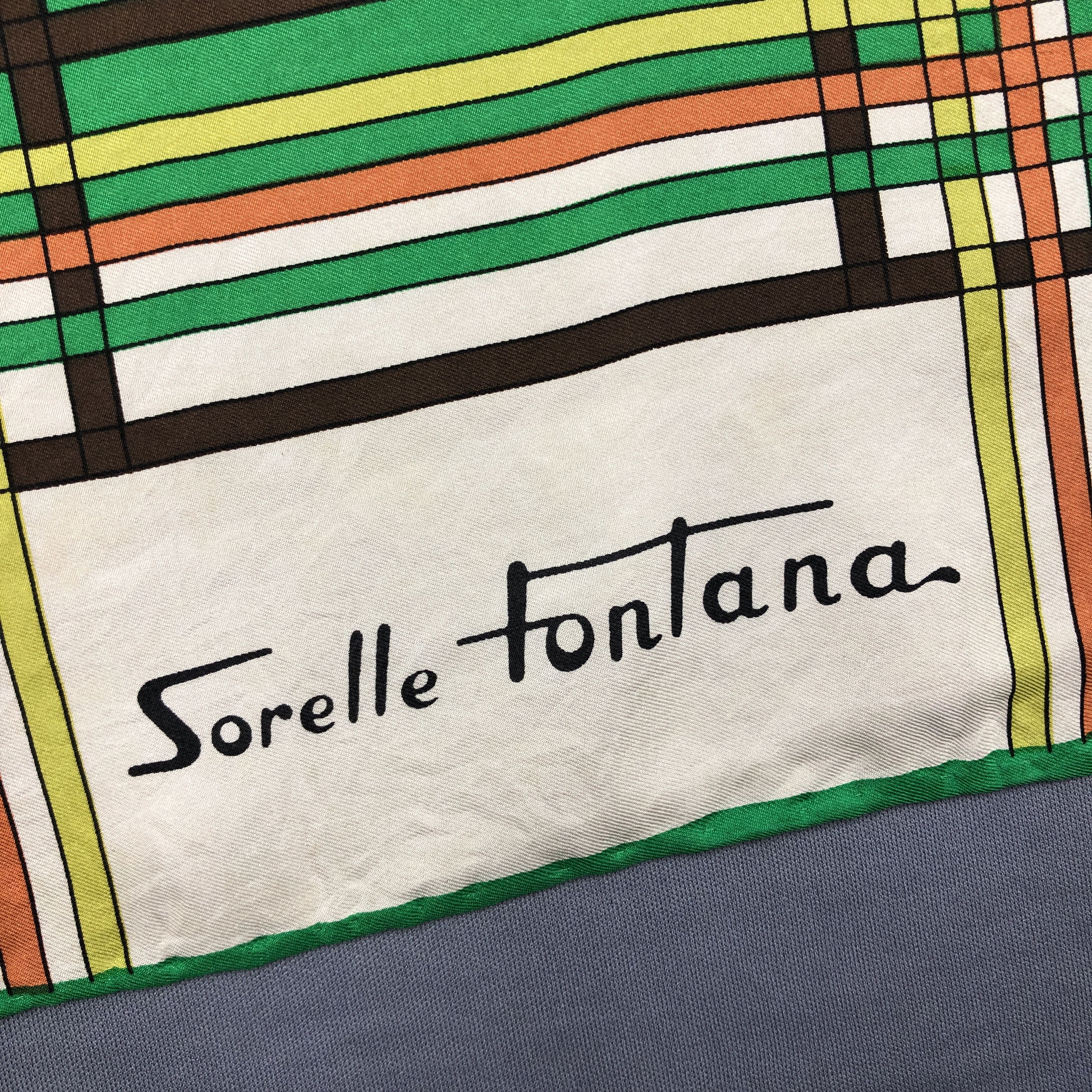 Designer × Japanese Brand × Vintage Vintage Sorelle Fontana Scarf Muffler Wool Cashmere Scarves Size ONE SIZE - 15 Thumbnail