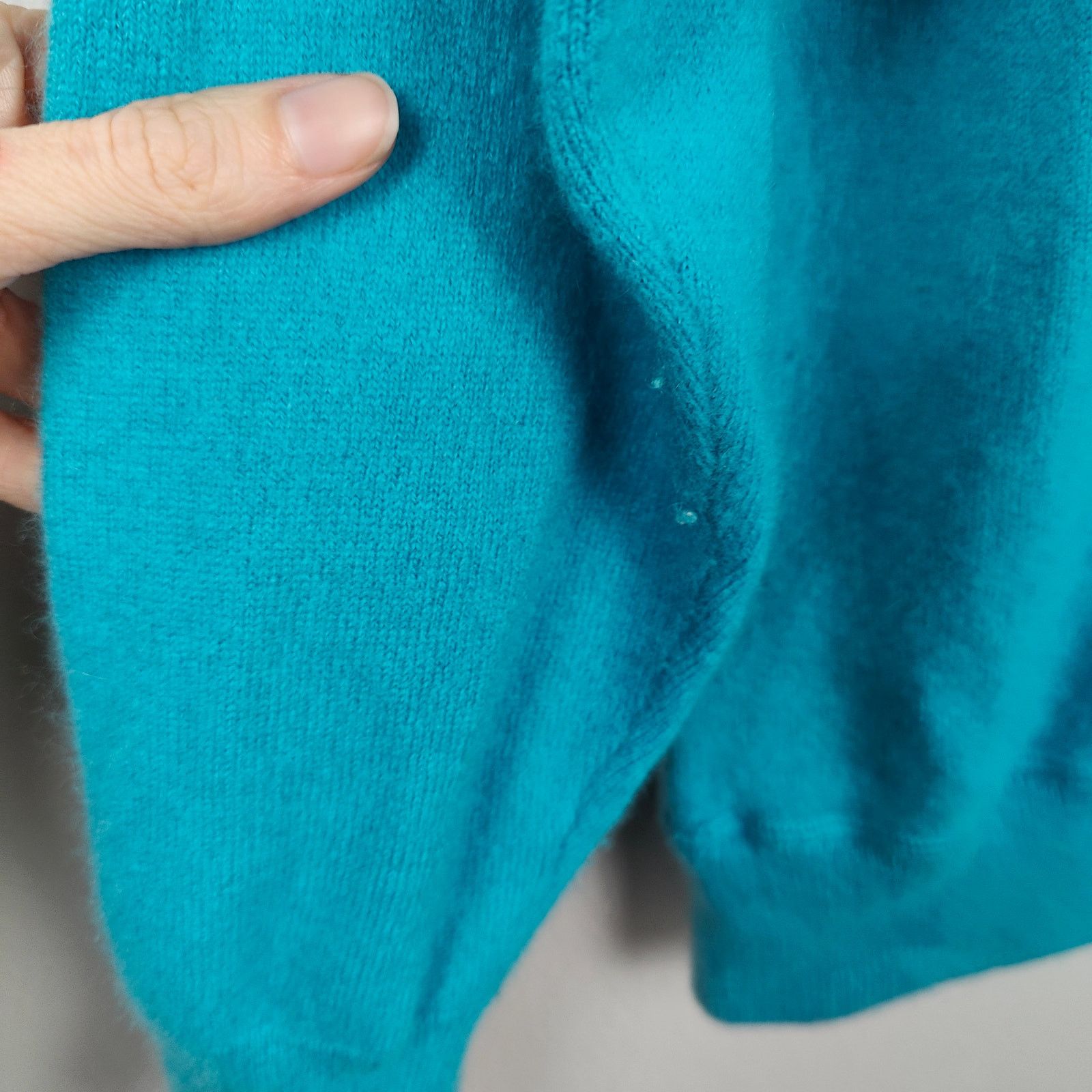 J.Crew J Crew 100% Cashmere Sweater Womens Medium Bright Blue Size M / US 6-8 / IT 42-44 - 2 Thumbnail