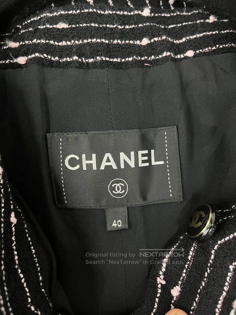 Chanel Chanel 23P Black Long Coat. Size US M / EU 48-50 / 2 - 4 Thumbnail
