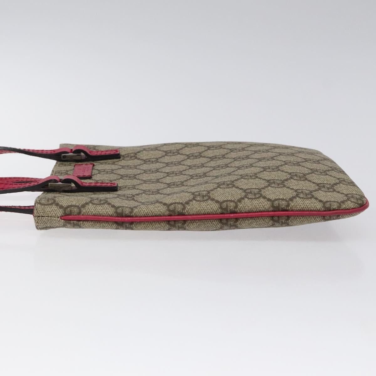 Gucci GUCCI GG Supreme Mini Hand Bag Pvc Leather Beige Size ONE SIZE - 5 Thumbnail